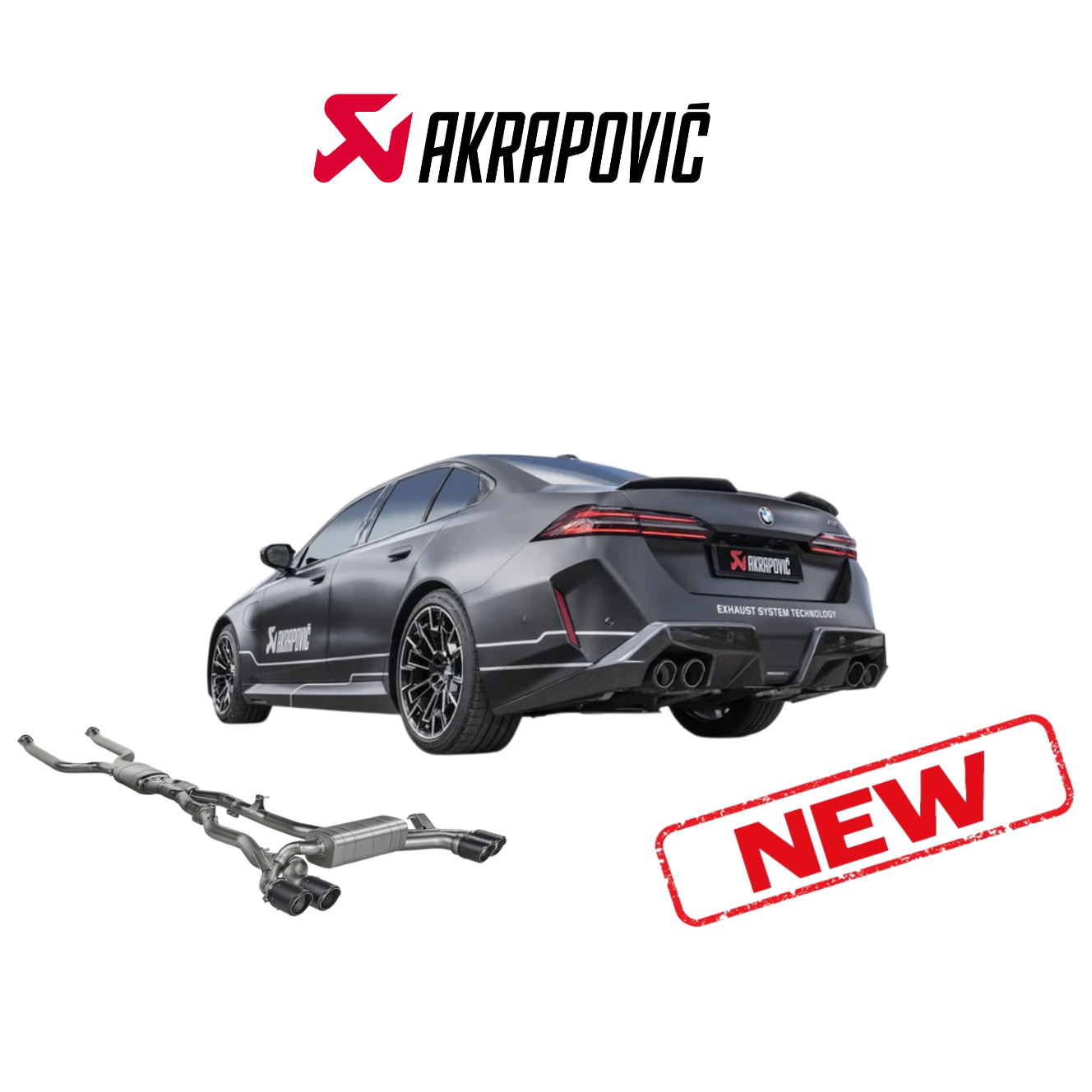 BMW M5  with Akrapovič Exhaust System | Atomic-Shop