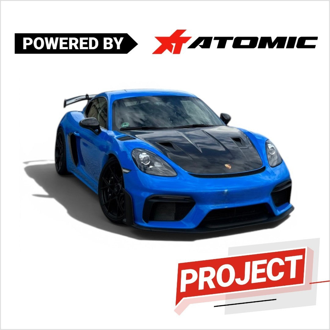 718 Cayman GT4 RS Blue: Mechanical Purity