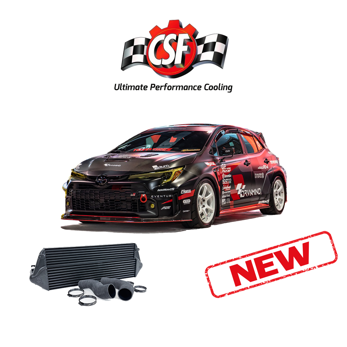 New CSF intercoolers for Toyota Yaris | ATOMIC-SHOP