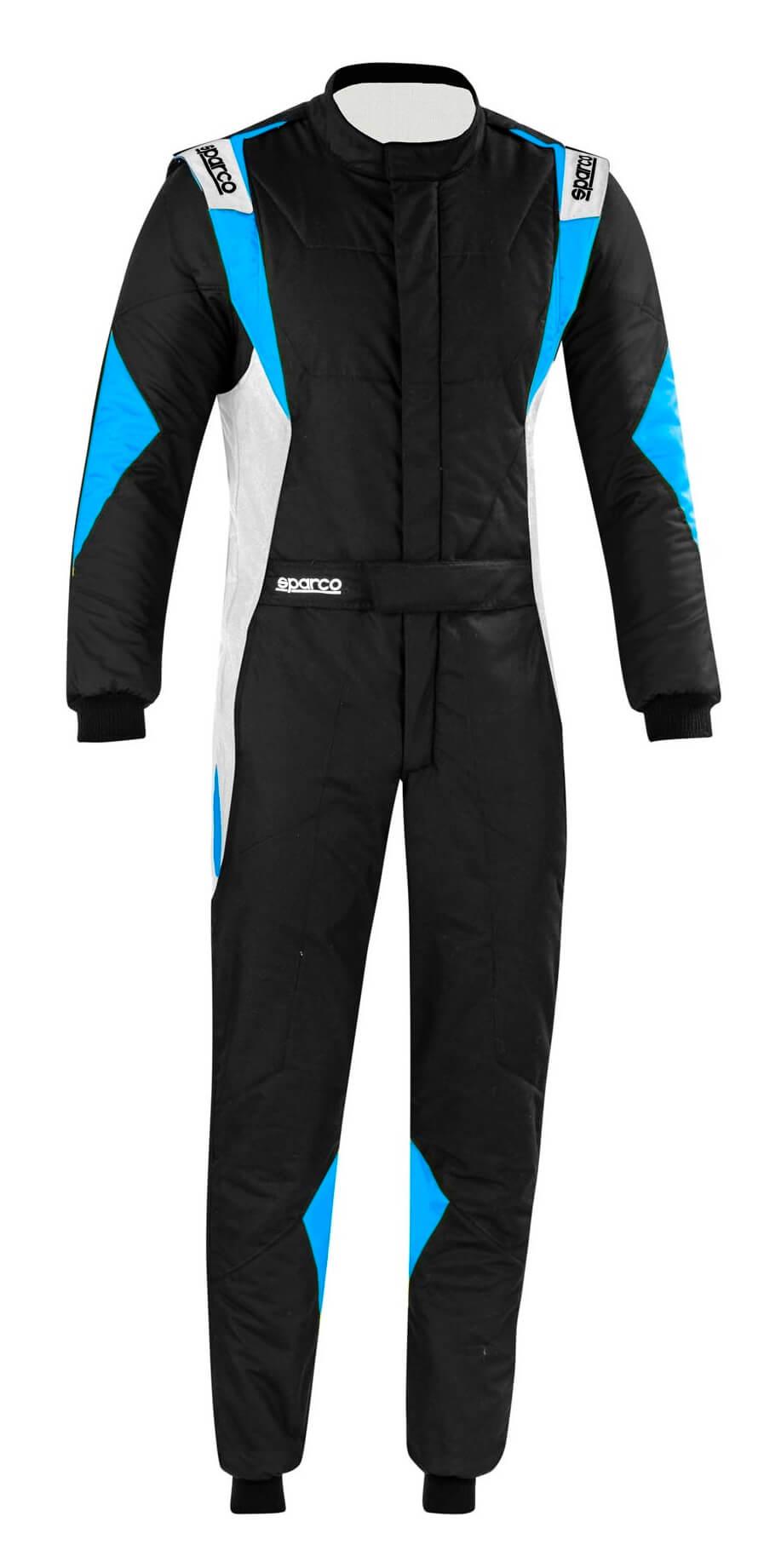 SPARCO 00114266NBAZ Racing suit SUPERLEGGERA R564, FIA 8856-2018, black/blue/white, size 66 Photo-0