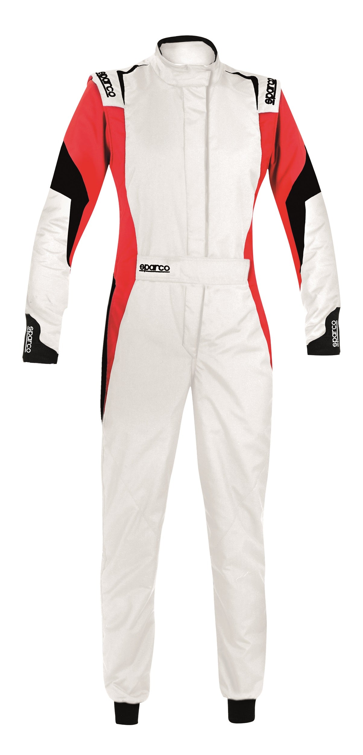 SPARCO 001144L38BRNR COMPETITION LADY R567 Racing suit, FIA 8856-2018, white/red, size 38 Photo-0