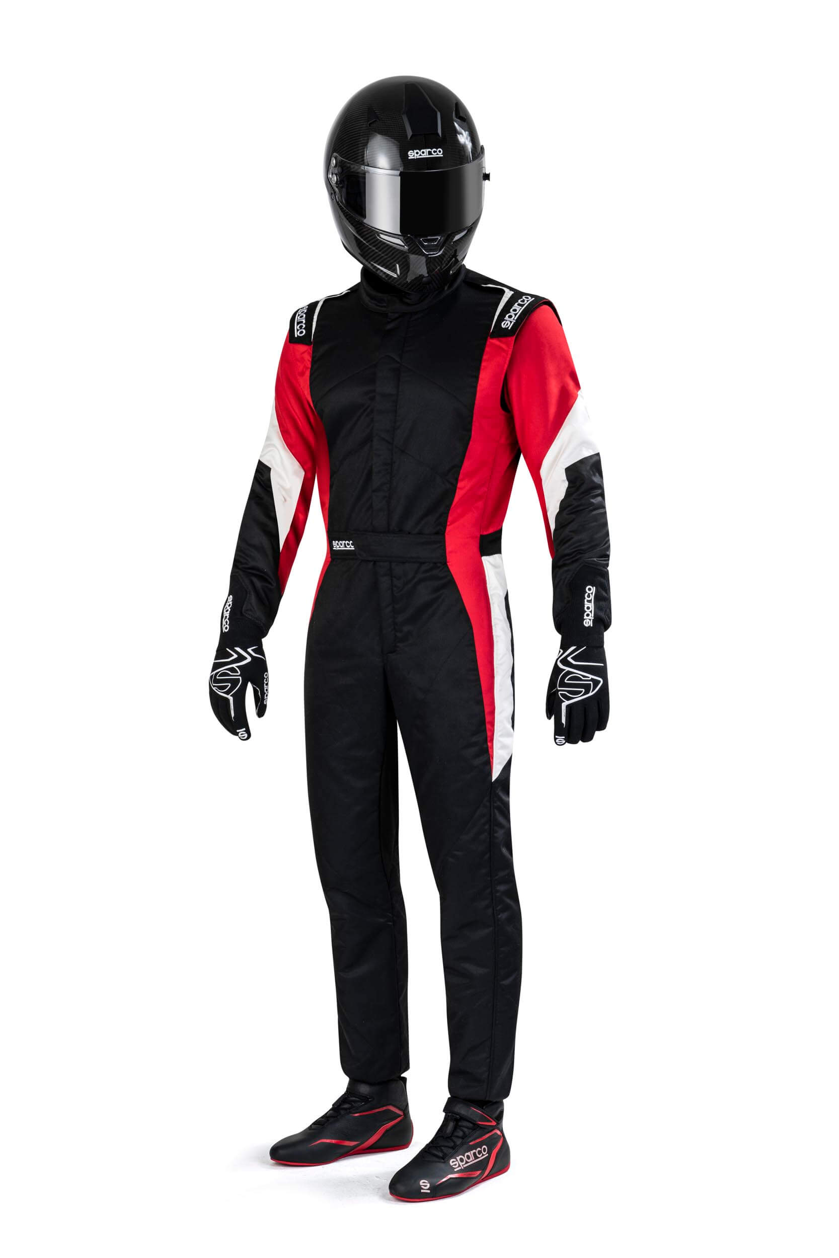 SPARCO 00114462NRRB COMPETITION Racing suit 2022, FIA 8856-2018, black/red, size 62 Photo-1