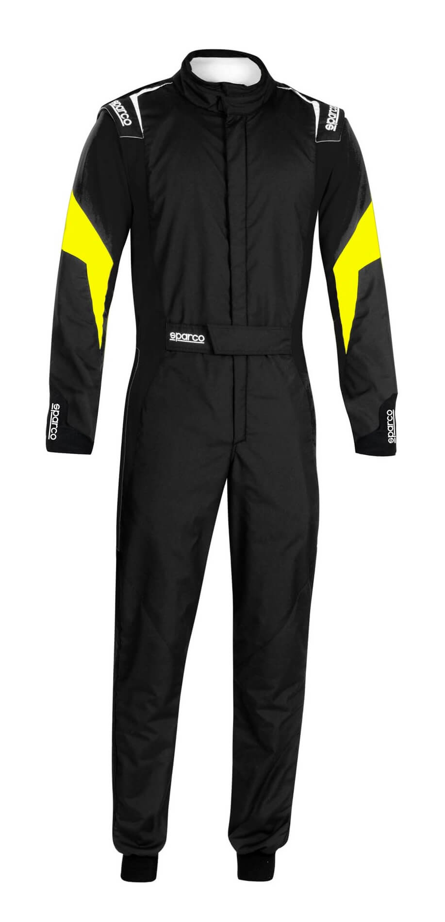 SPARCO 00114452NRGF COMPETITION Racing suit 2022, FIA 8856-2018, black/yellow, size 52 Photo-0