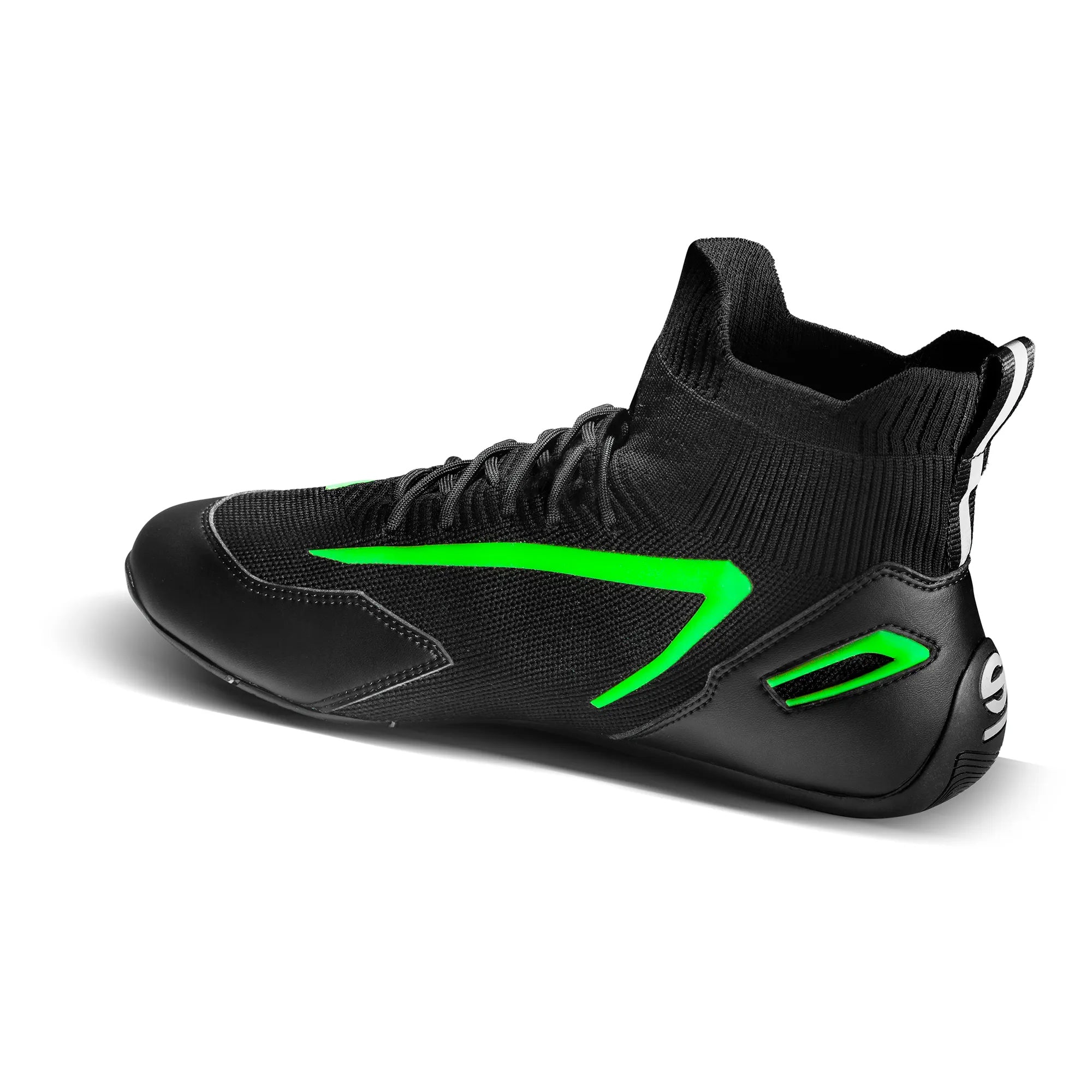 SPARCO 00129342NRVF Gaming sim racing shoes HYPERDRIVE, black/green, size 42 Photo-2