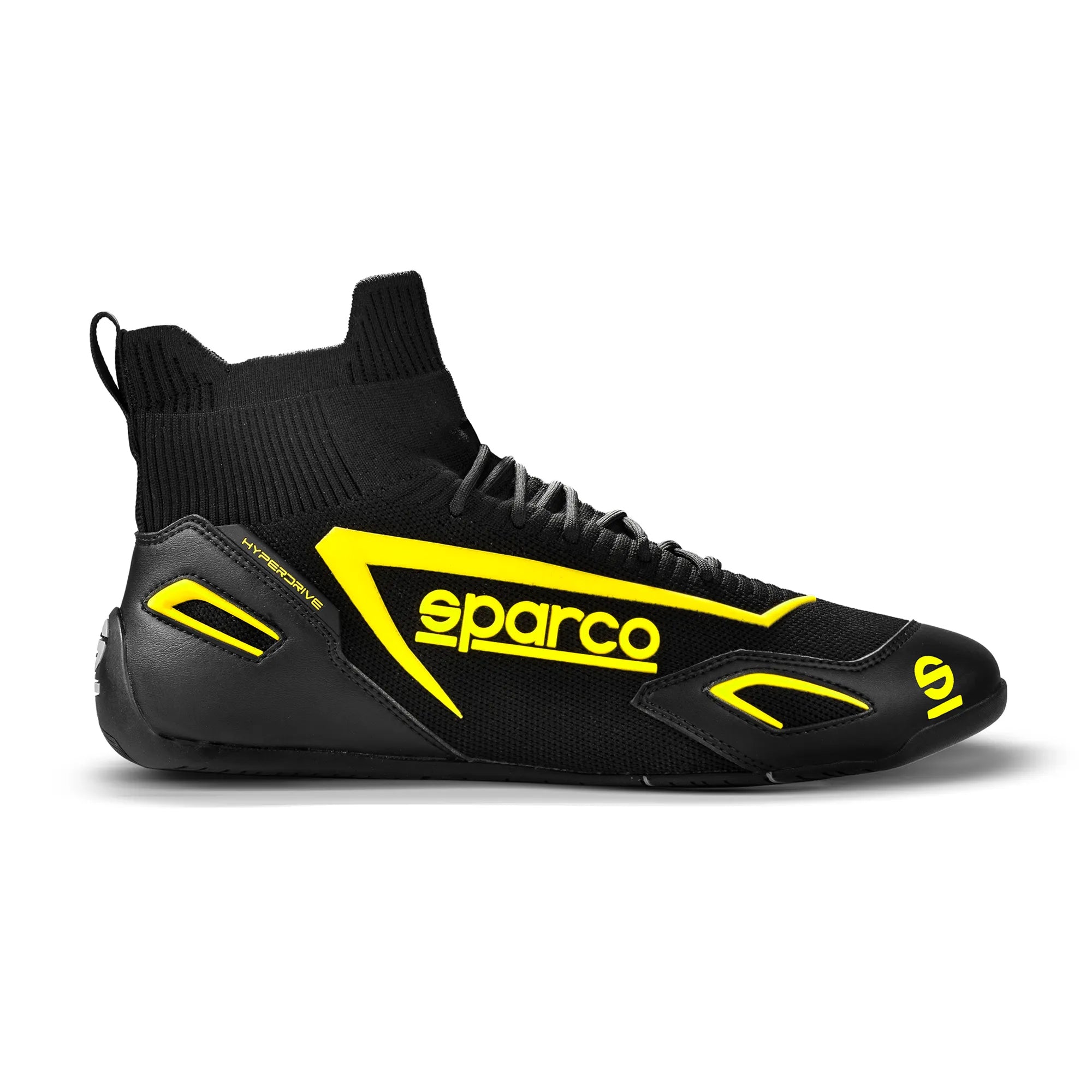 SPARCO 00129340NRGF Gaming sim racing shoes HYPERDRIVE, black/yellow, size 40 Photo-0