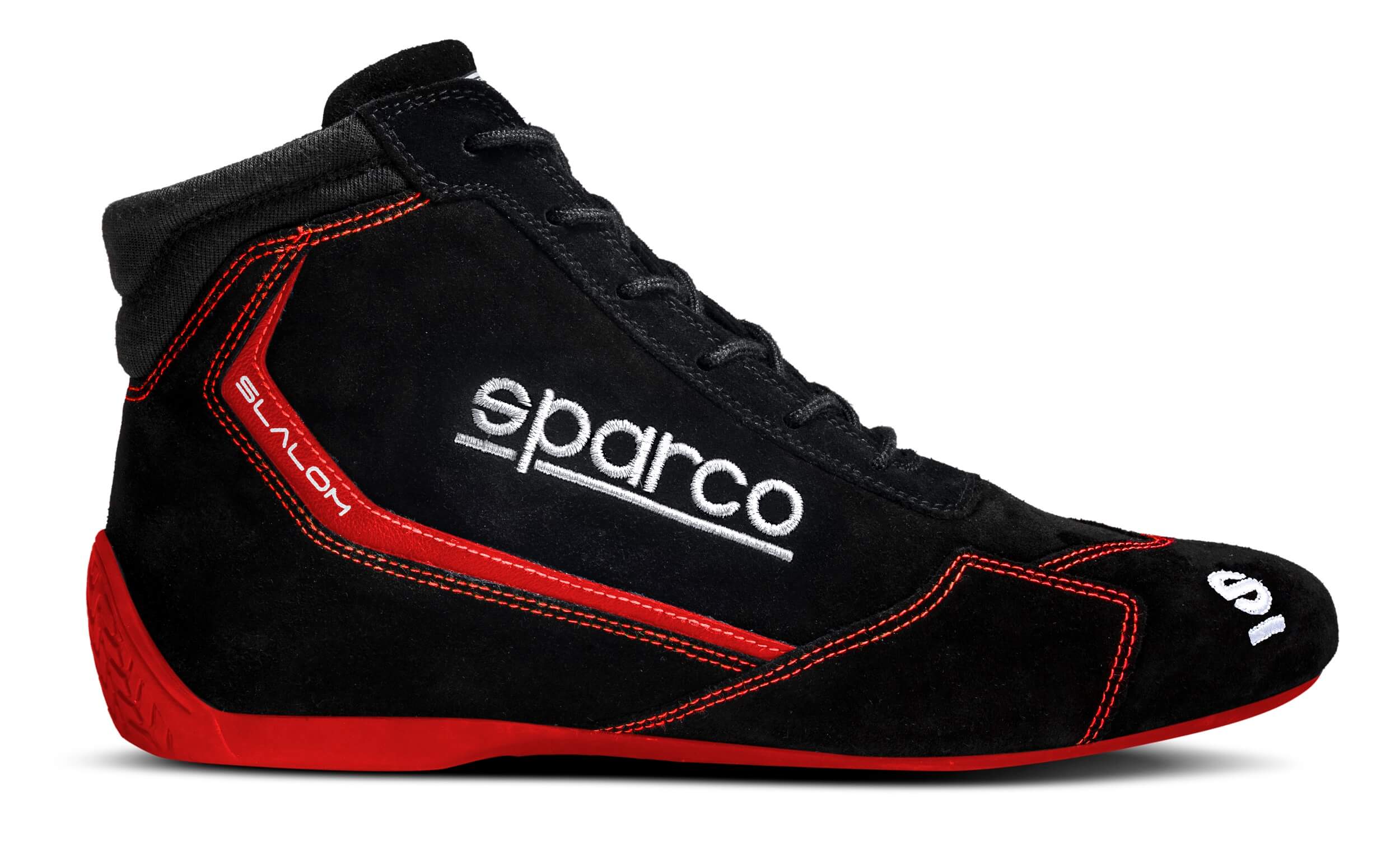 SPARCO 00129538NRRS Racing shoes SLALOM 2022, FIA 8856-2018, black/red, size 38 Photo-0