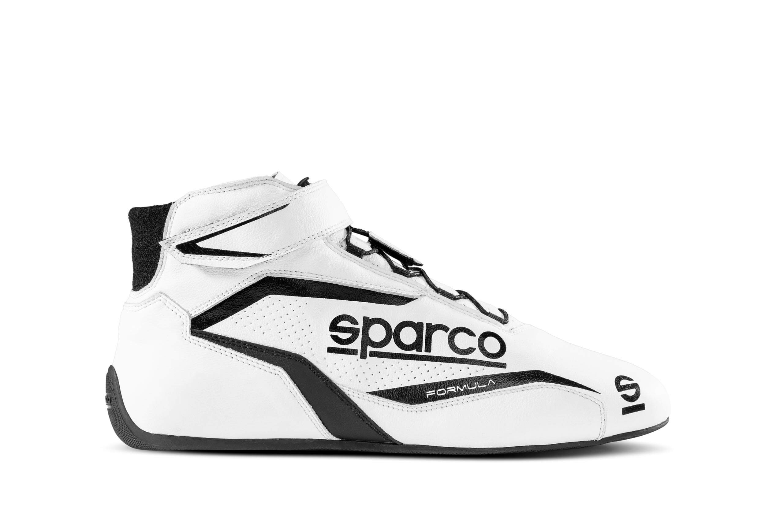 SPARCO 00129647BINR FORMULA Racing shoes, FIA 8856-2018, white/black, size 47 Photo-0