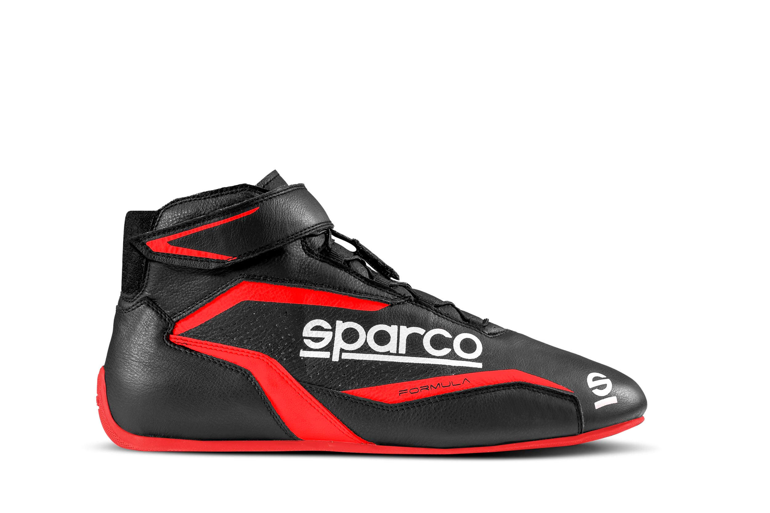 SPARCO 00129648NRRS FORMULA Racing shoes, FIA 8856-2018, black/red, size 48 Photo-0