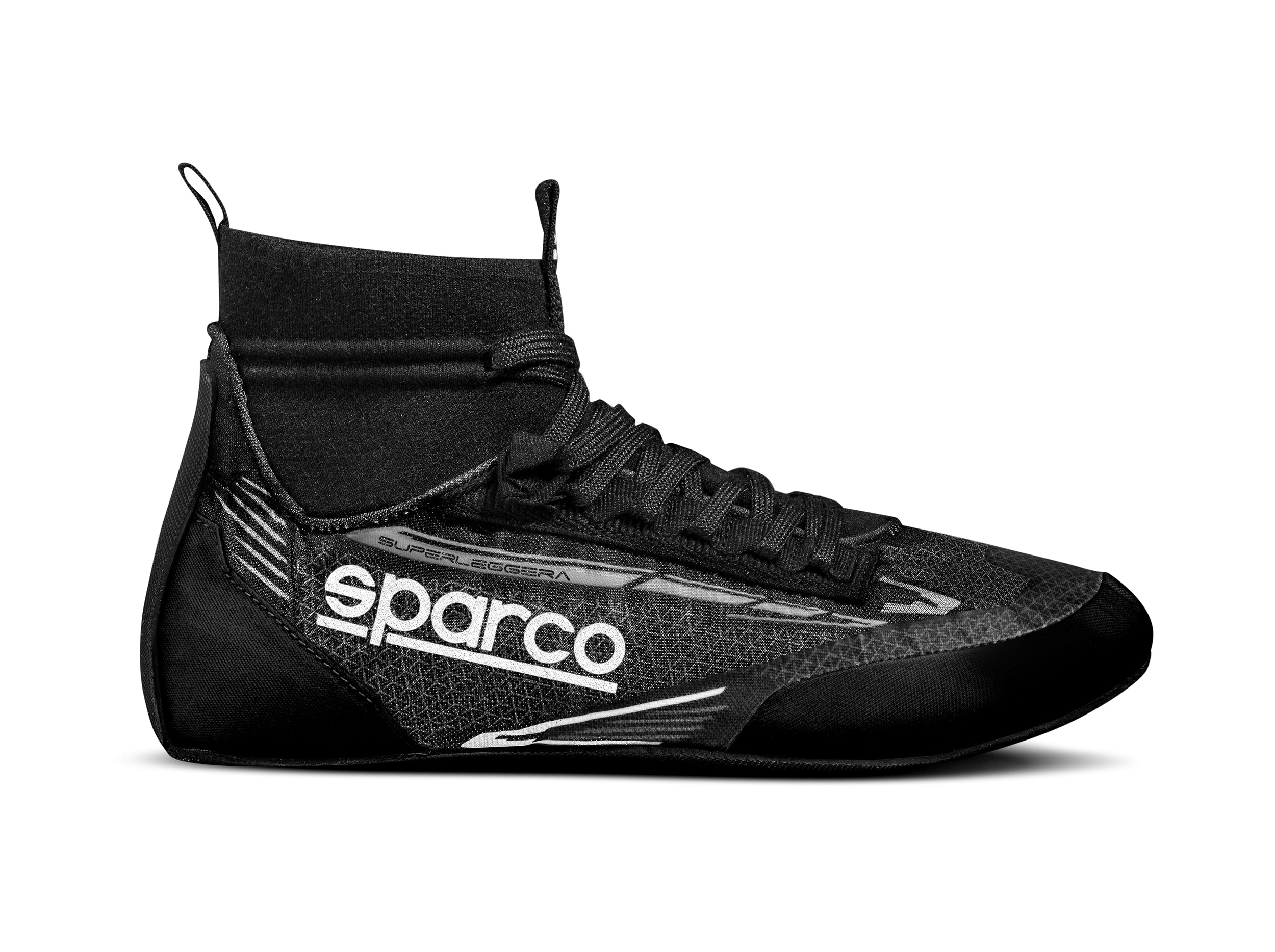 SPARCO 0012A346NRBI SUPERLEGGERA (Fabric) Racing shoes, FIA 8856/2018, black/white, size 46 Photo-0
