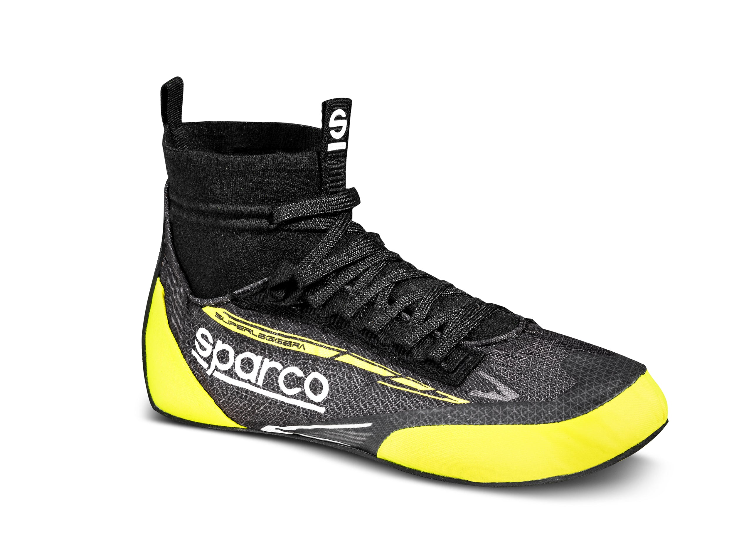 SPARCO 0012A337NRGF SUPERLEGGERA (Fabric) Racing shoes, FIA 8856/2018, black/yellow, size 37 Photo-0