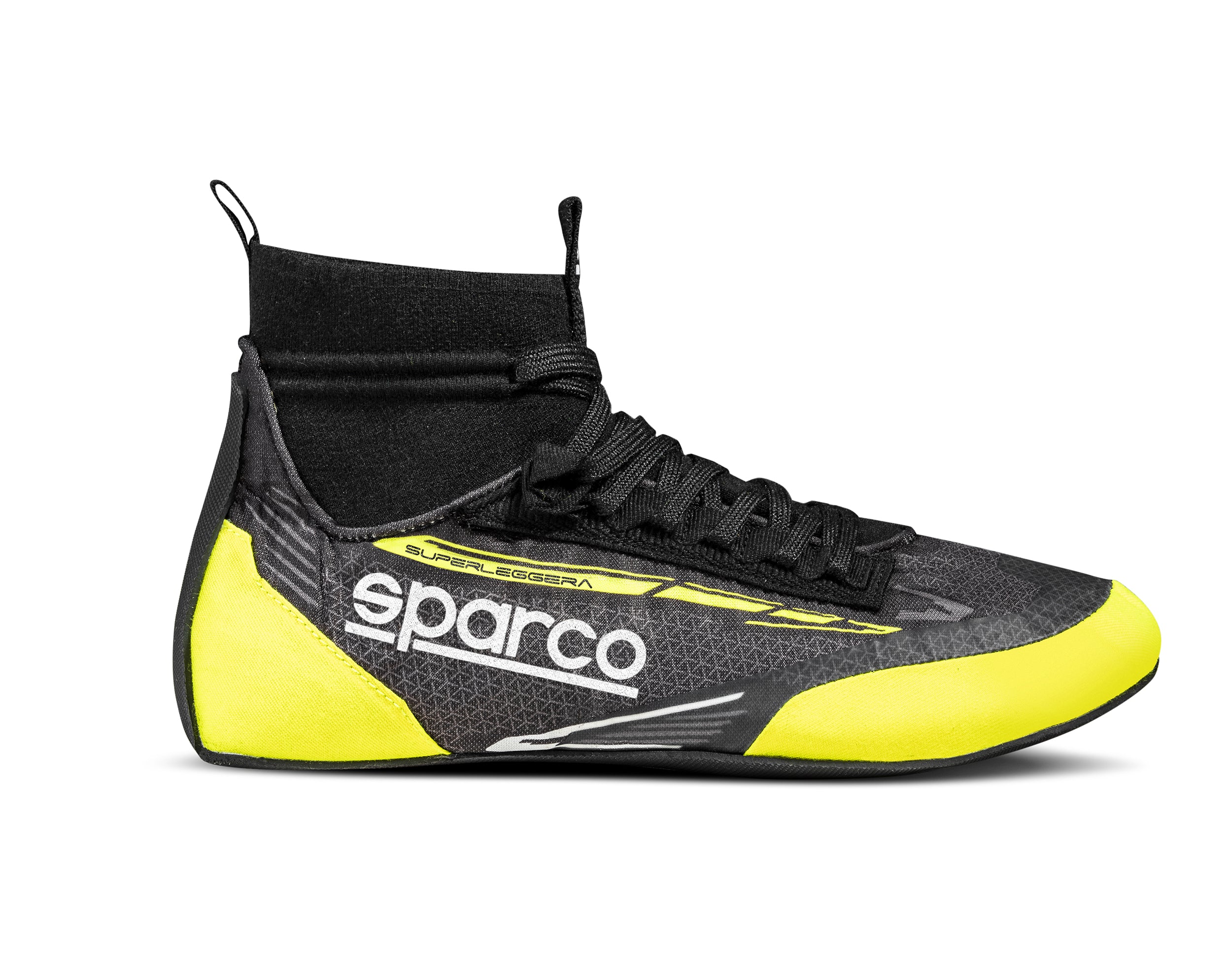 SPARCO 0012A338NRGF SUPERLEGGERA (Fabric) Racing shoes, FIA 8856/2018, black/yellow, size 38 Photo-0