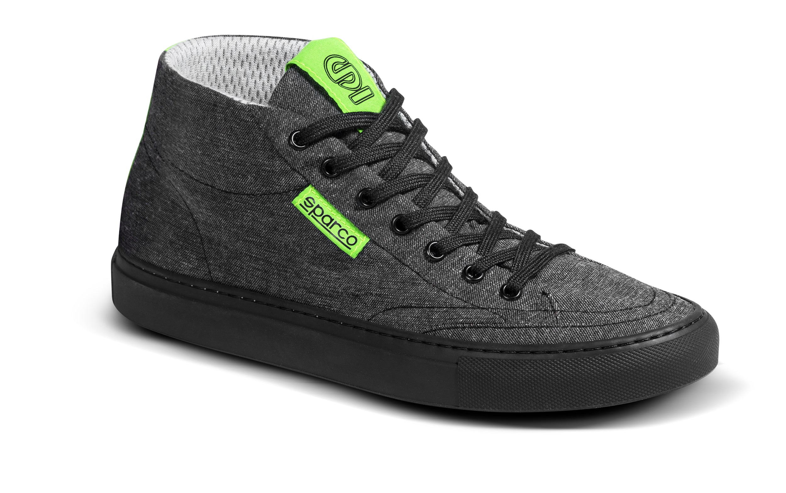 SPARCO 0012A443GRVF FUTURA Racing shoes, FIA 8856-2018, grey/green, size 43 Photo-0