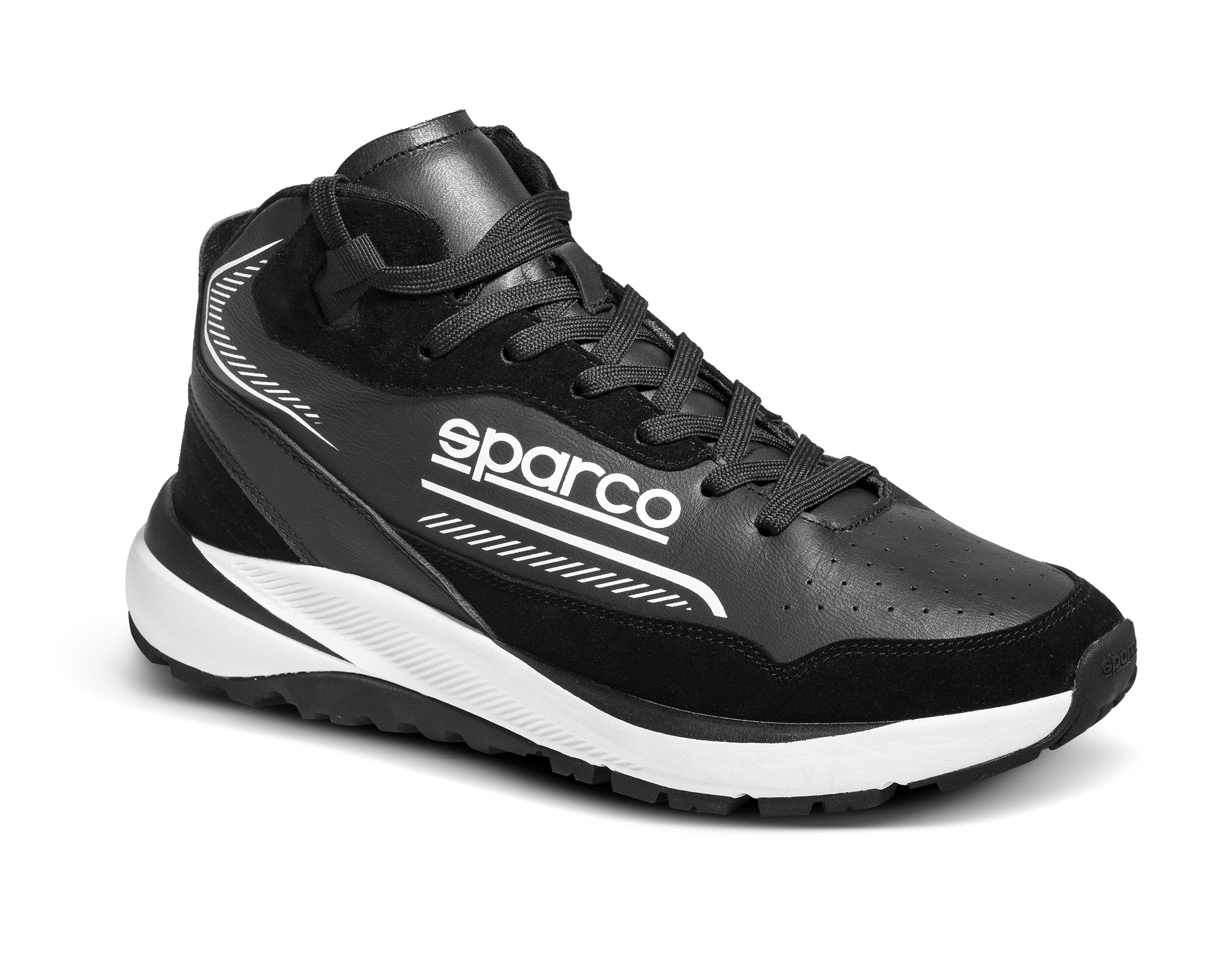 SPARCO 0012A645NRBI FAST Mechanic shoes, FIA+SFI, black/white, size 45 Photo-0 
