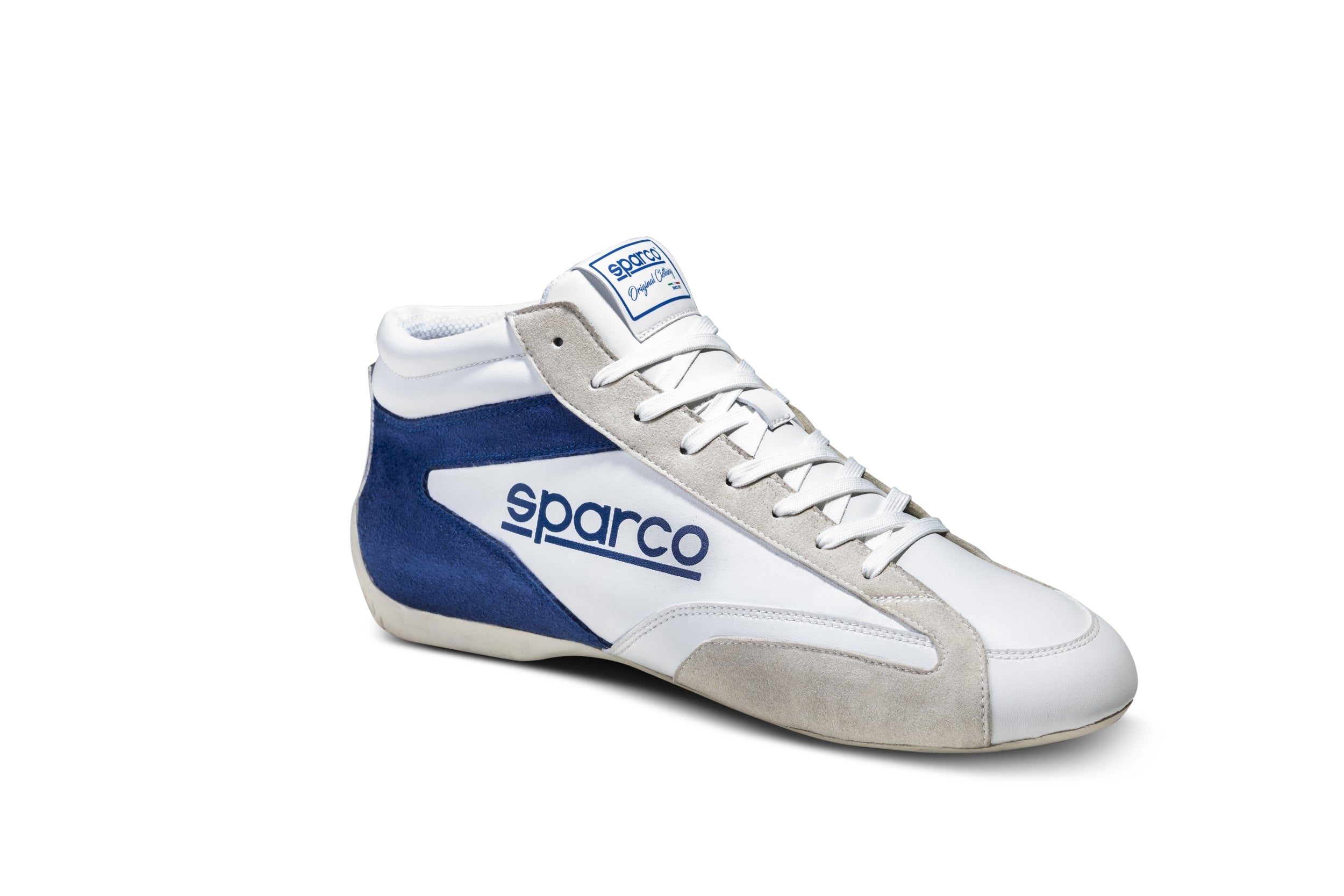 SPARCO 0012A845BIBM S-DRIVE MID Shoes, white/navy blue, size 45 Photo-0