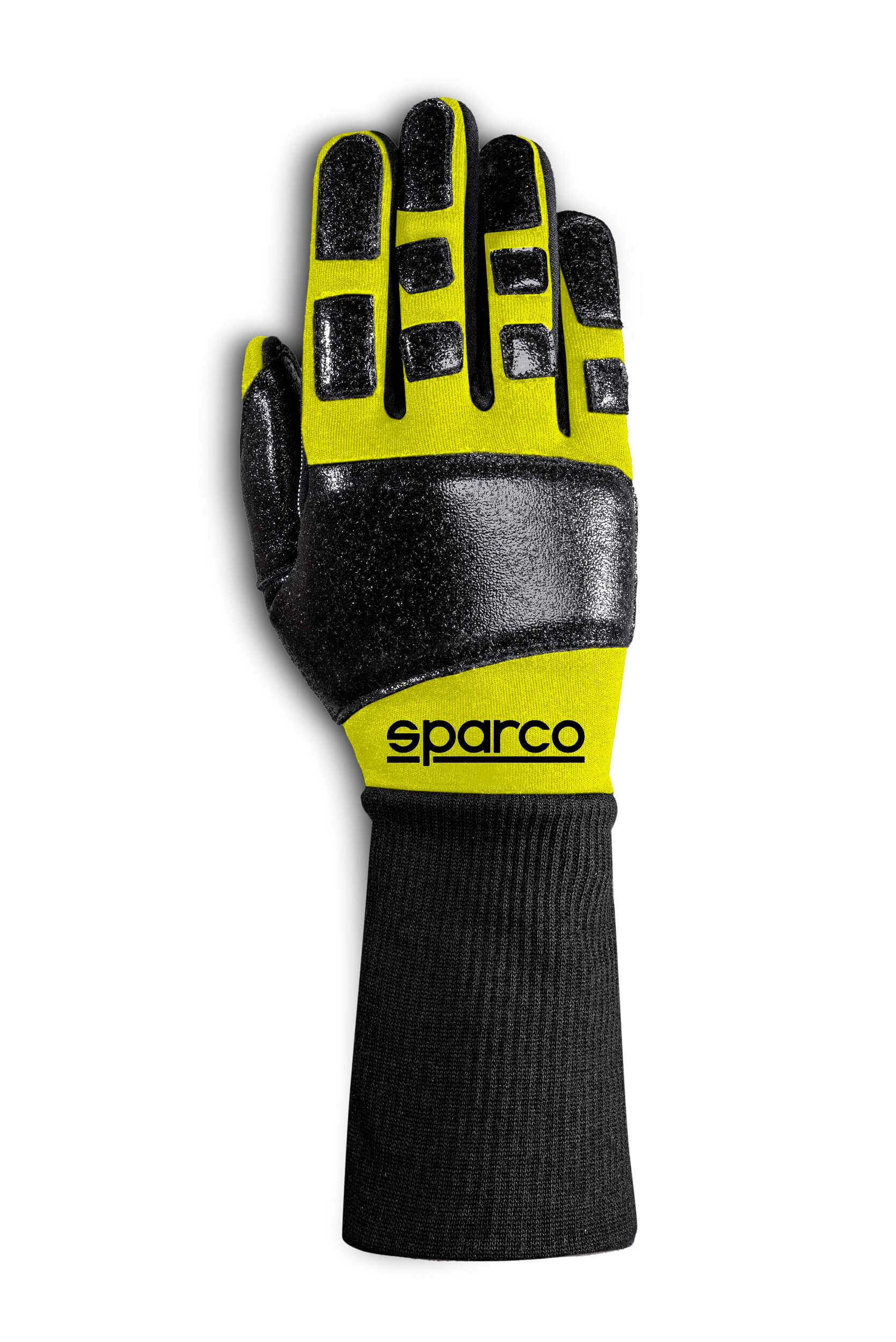 SPARCO 00131712GF R-MECA Gloves, FIA 8856-2018, yellow, size 12 Photo-0 
