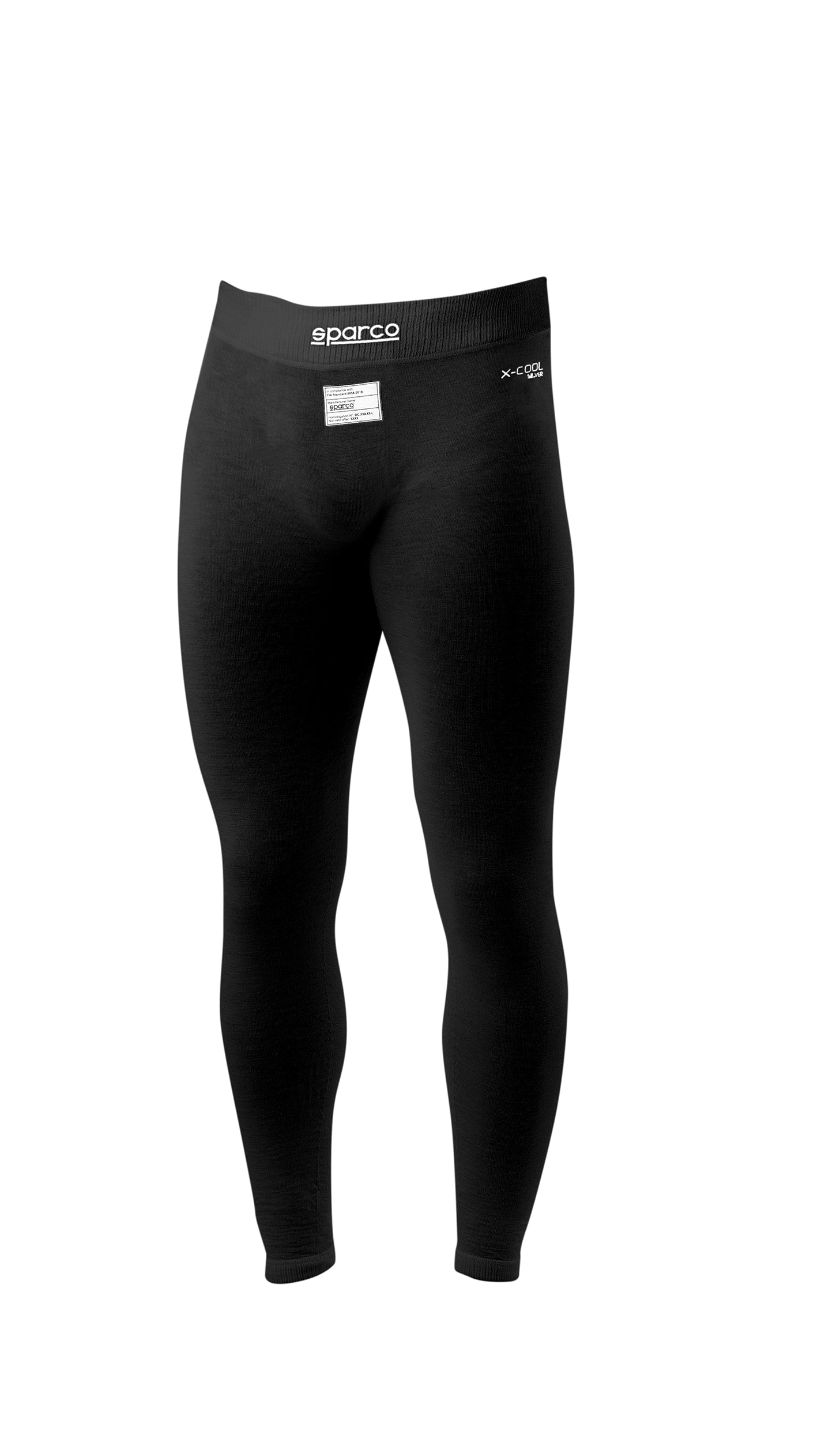 SPARCO 001789PNR3L Racing Bottom underwear RW-11 EVO, FIA 8856-2018, black, size L Photo-0