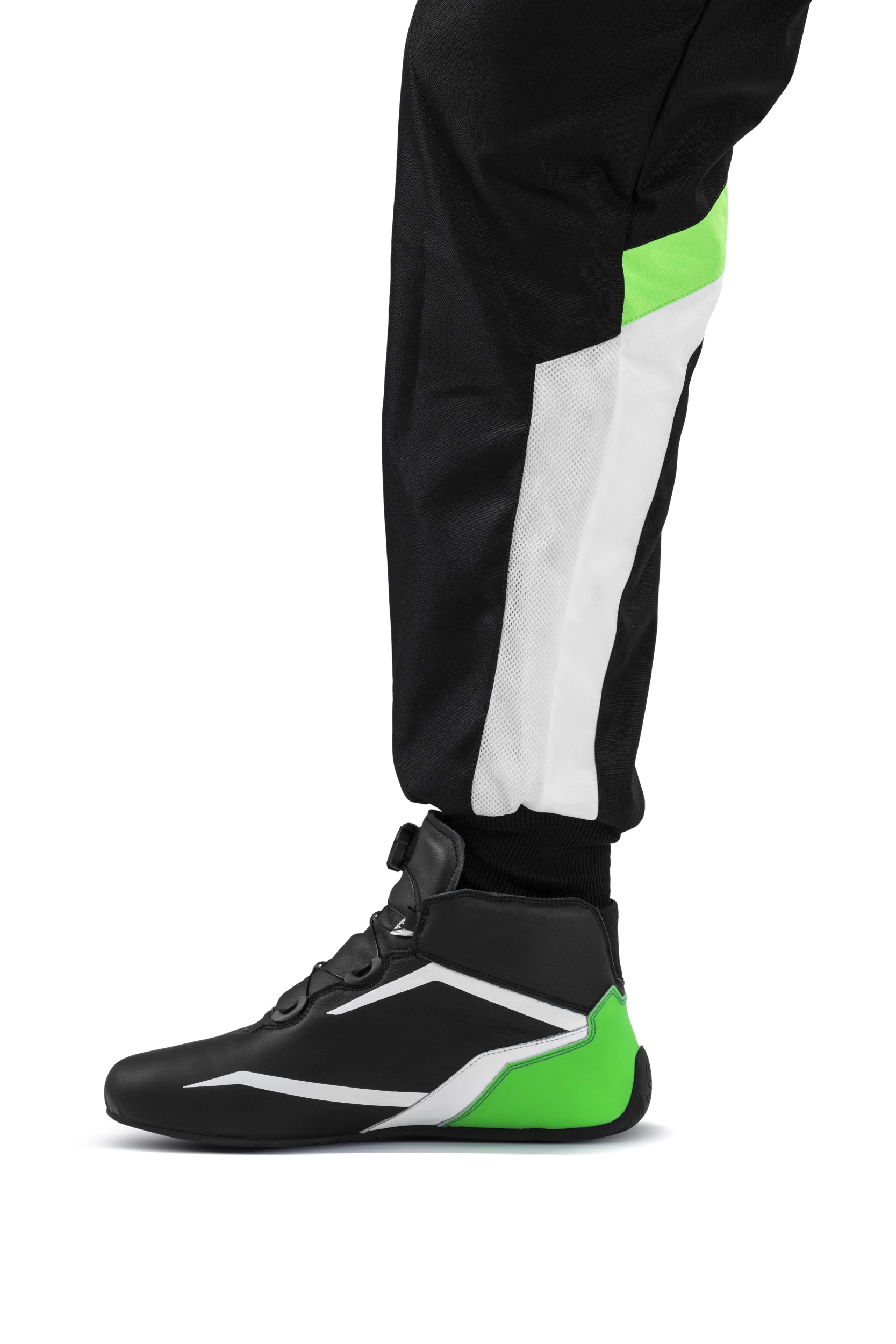 SPARCO 002342NRVF120 THUNDER YOUTH Kart suit, CIK, black/green, size 120 Photo-4