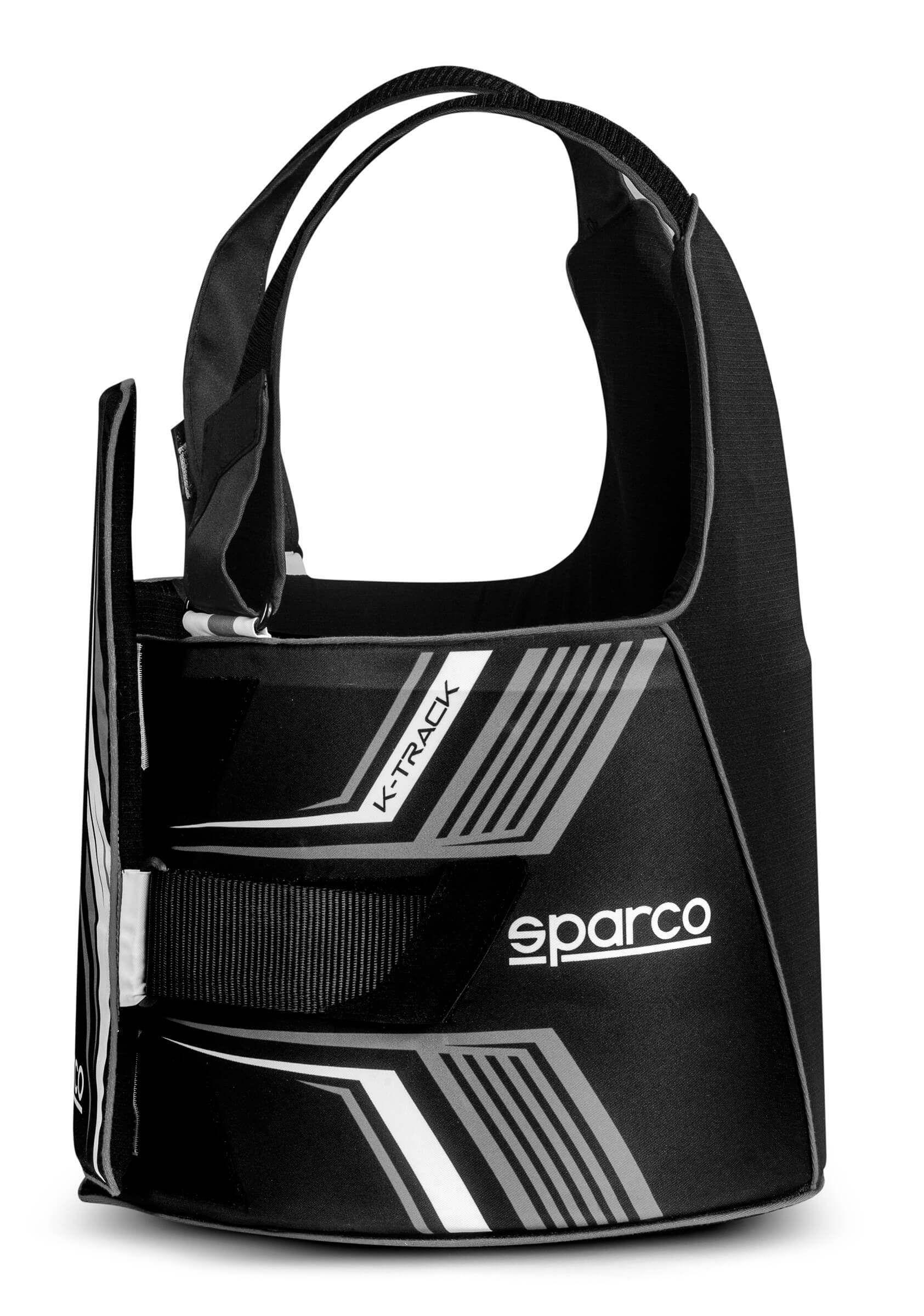 SPARCO 002406KNRBI3M K-TRACK Karting Rib Protector, FIA 8870-2018, black/white, size M Photo-2