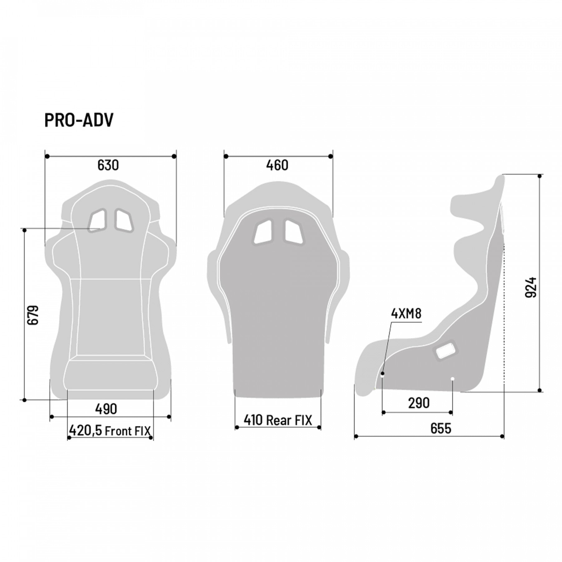 SPARCO 008017RNR PRO ADV QRT Racing seat, FIA 8855-1999, size M/L Photo-5