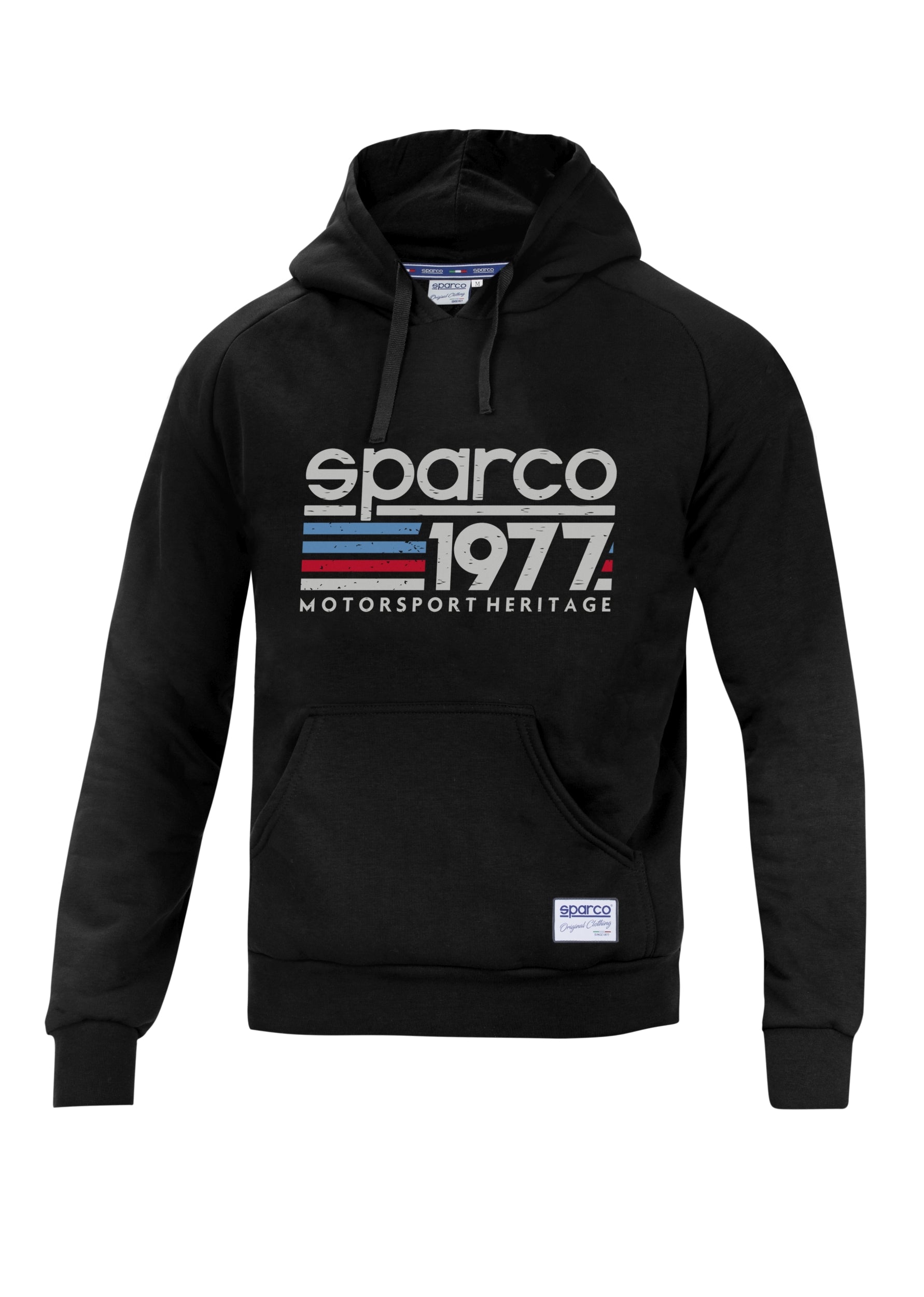 SPARCO 01320NR1S HOODIE "1977", black, size S Photo-0
