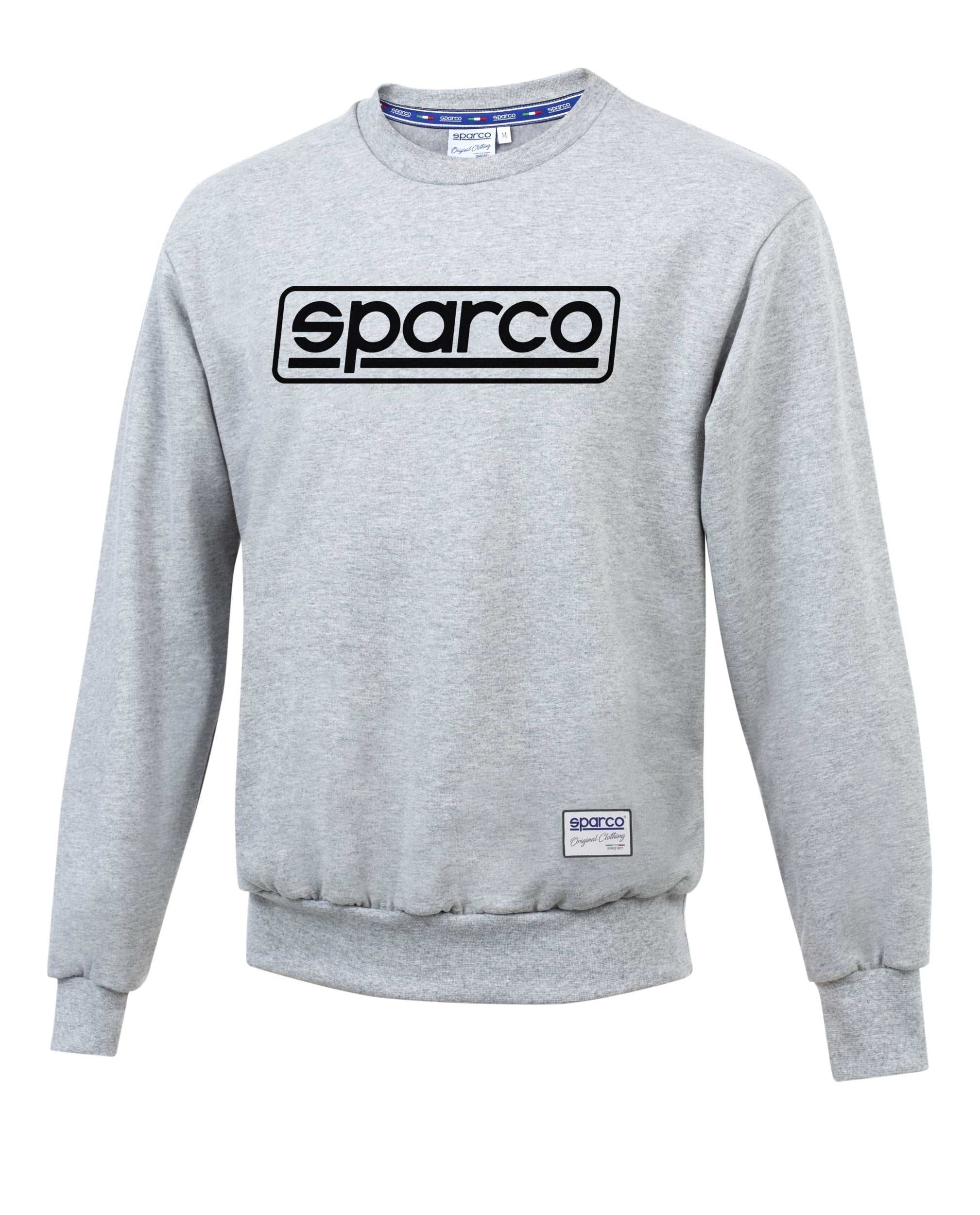 SPARCO 01321GR1S CREW NECK SWEETSHIRT "FRAME", grey, size S Photo-0