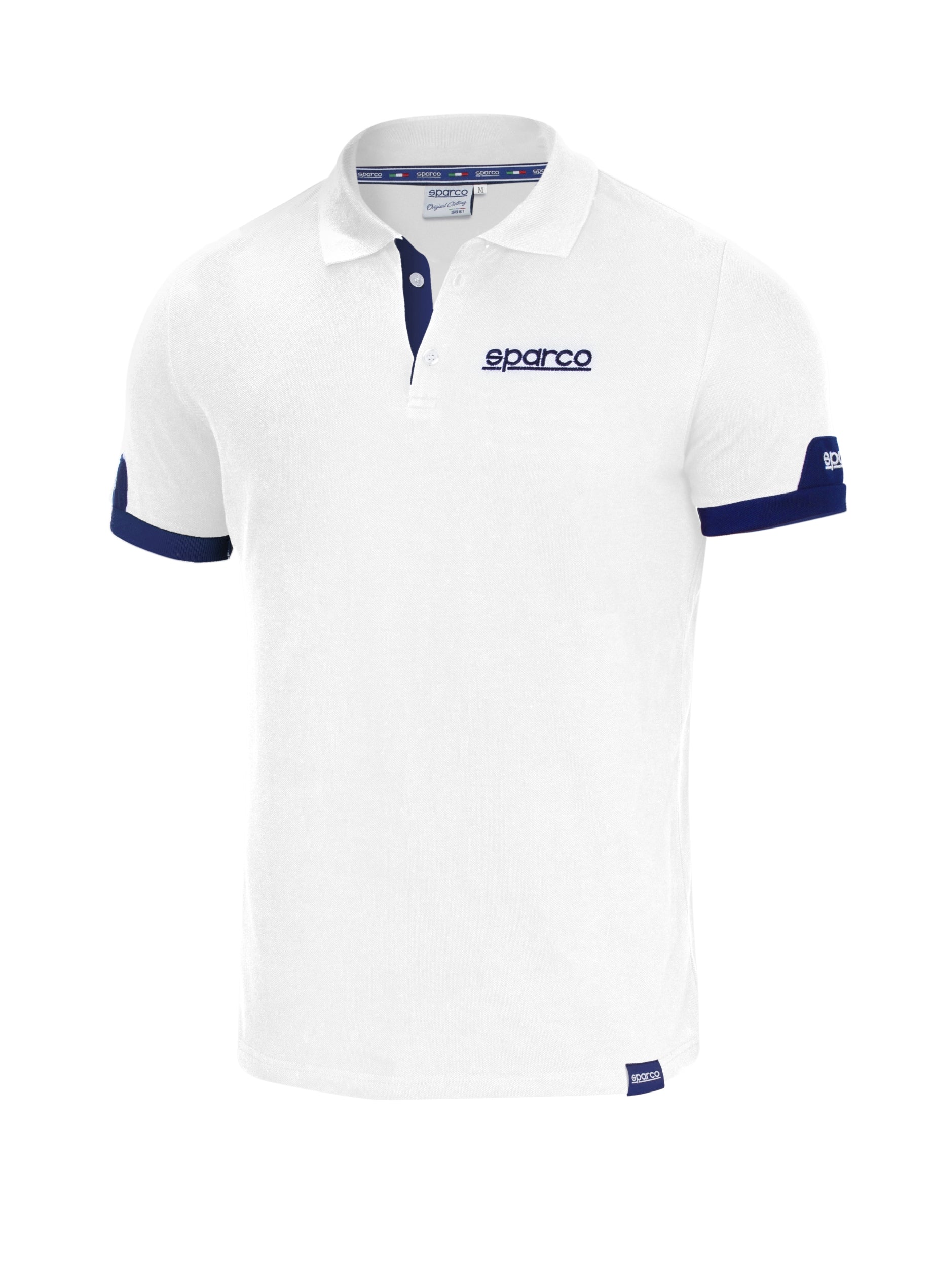 SPARCO 01322BI4XL POLO "CORPORATE", white, size XL Photo-0
