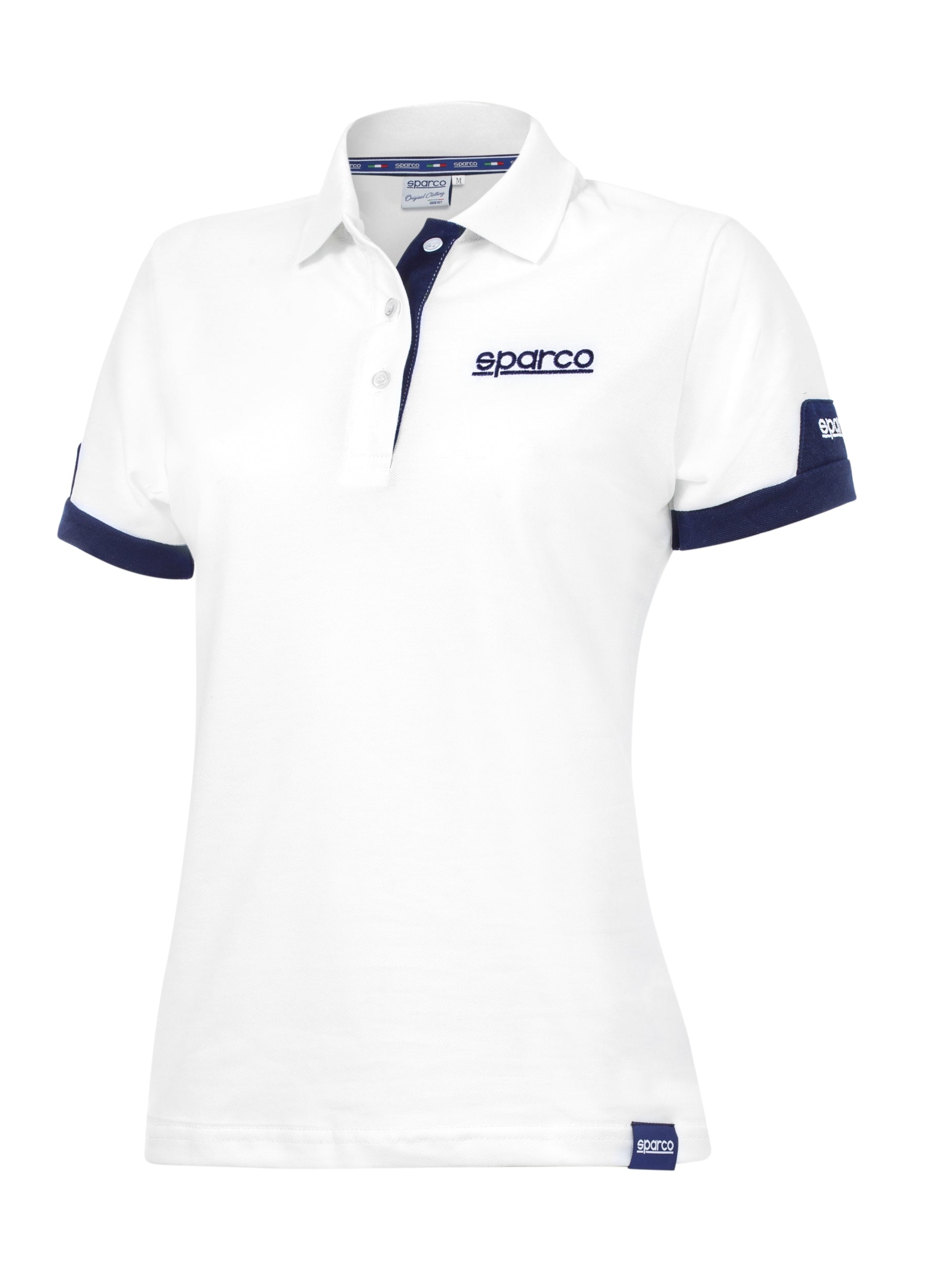 SPARCO 01323BI2M POLO LADY "CORPORATE", white, size M Photo-0