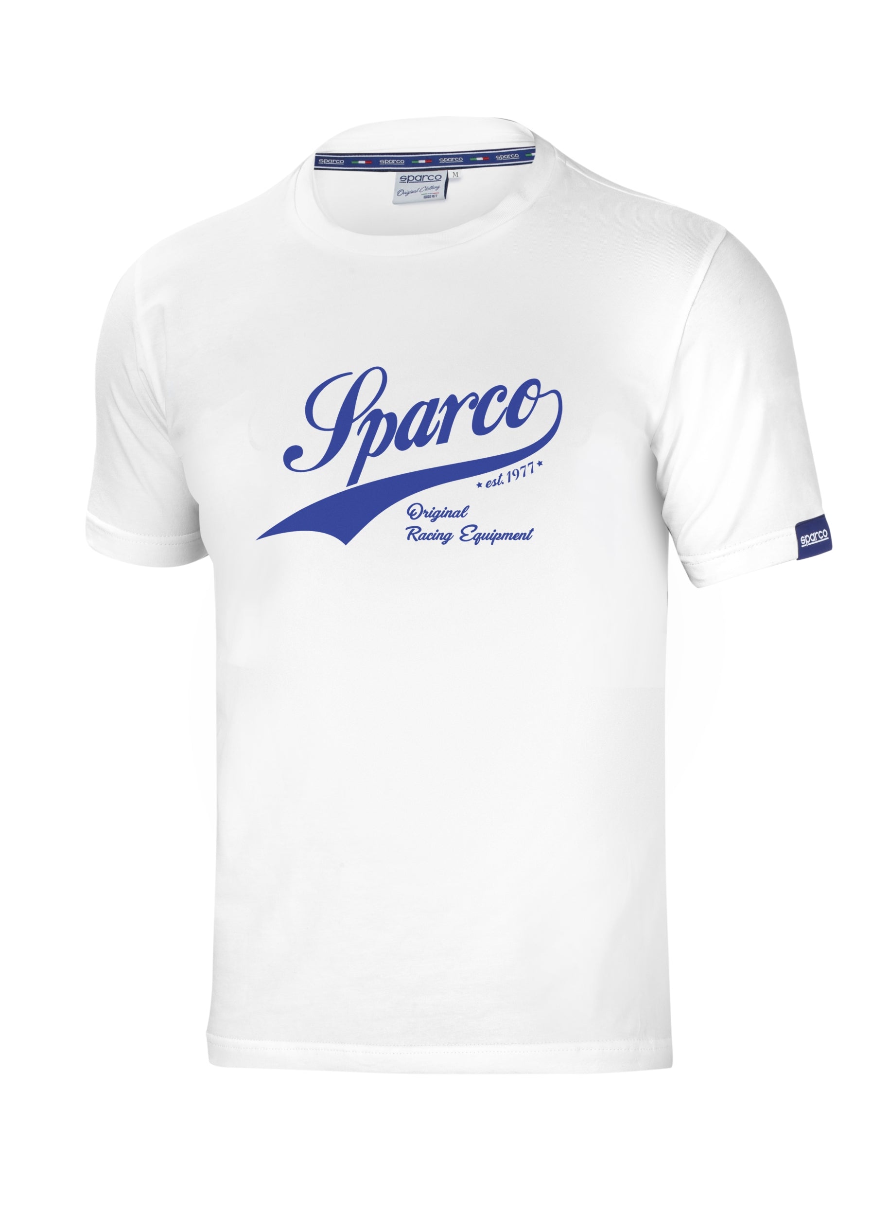 SPARCO 01326BI3L T-SHIRT "VINTAGE", white, size L Photo-0