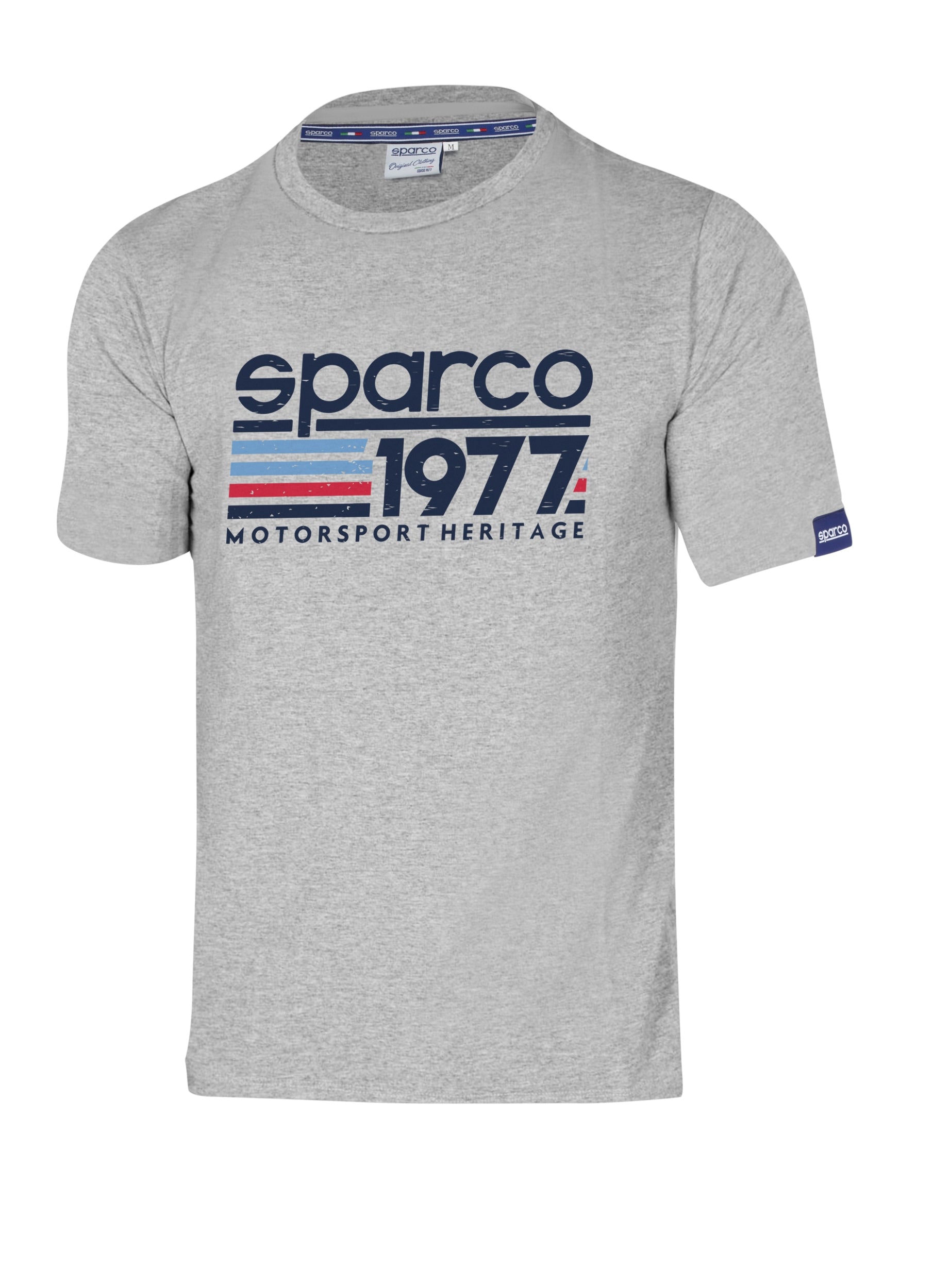 SPARCO 01329GR1S T-SHIRT "1977", grey, size S Photo-0