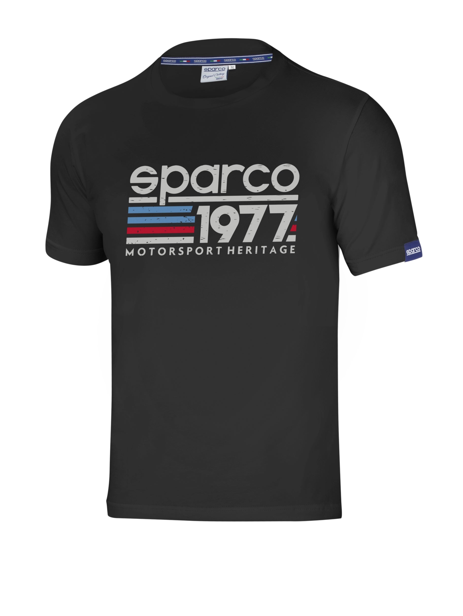 SPARCO 01329NR3L T-SHIRT "1977", black, size L Photo-0