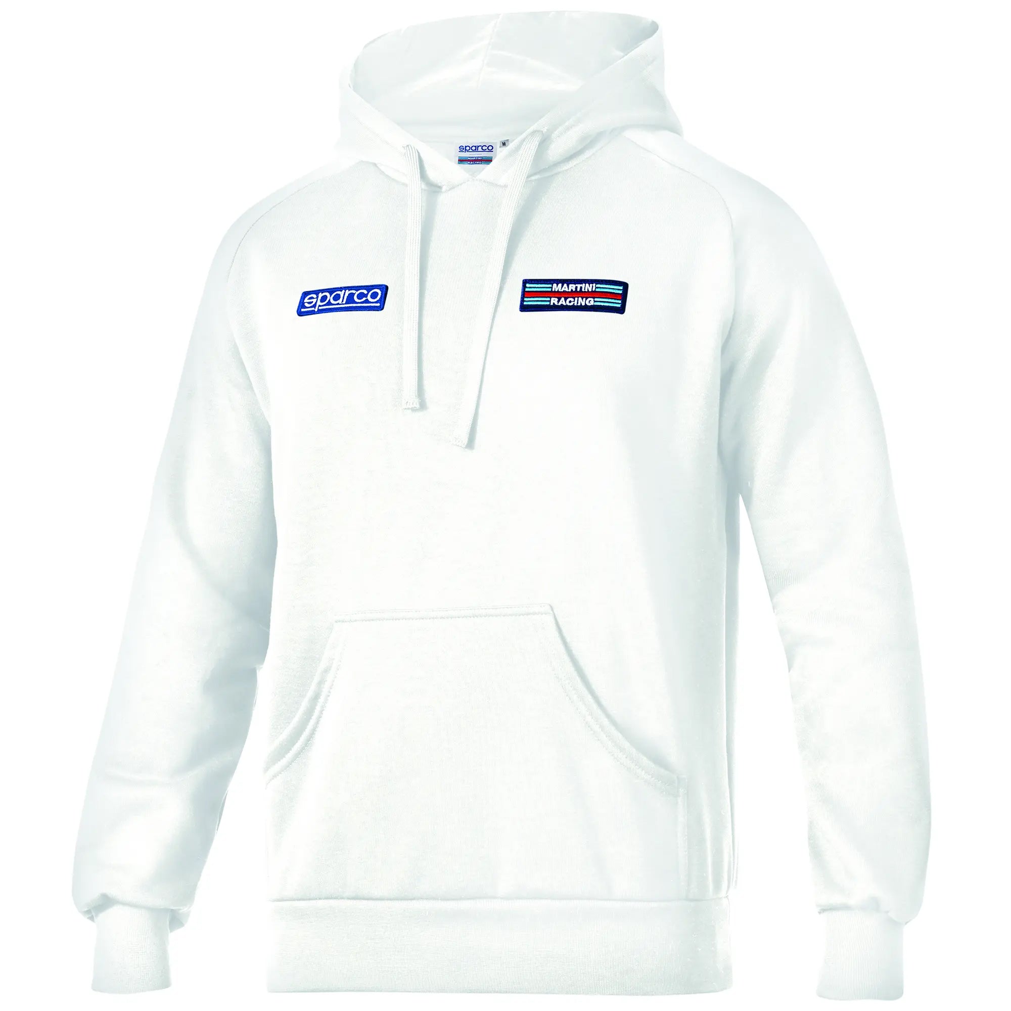 SPARCO 01340MRBI4XL Hoodie BIG STRIPES MARTINI RACING, white, size XL Photo-0