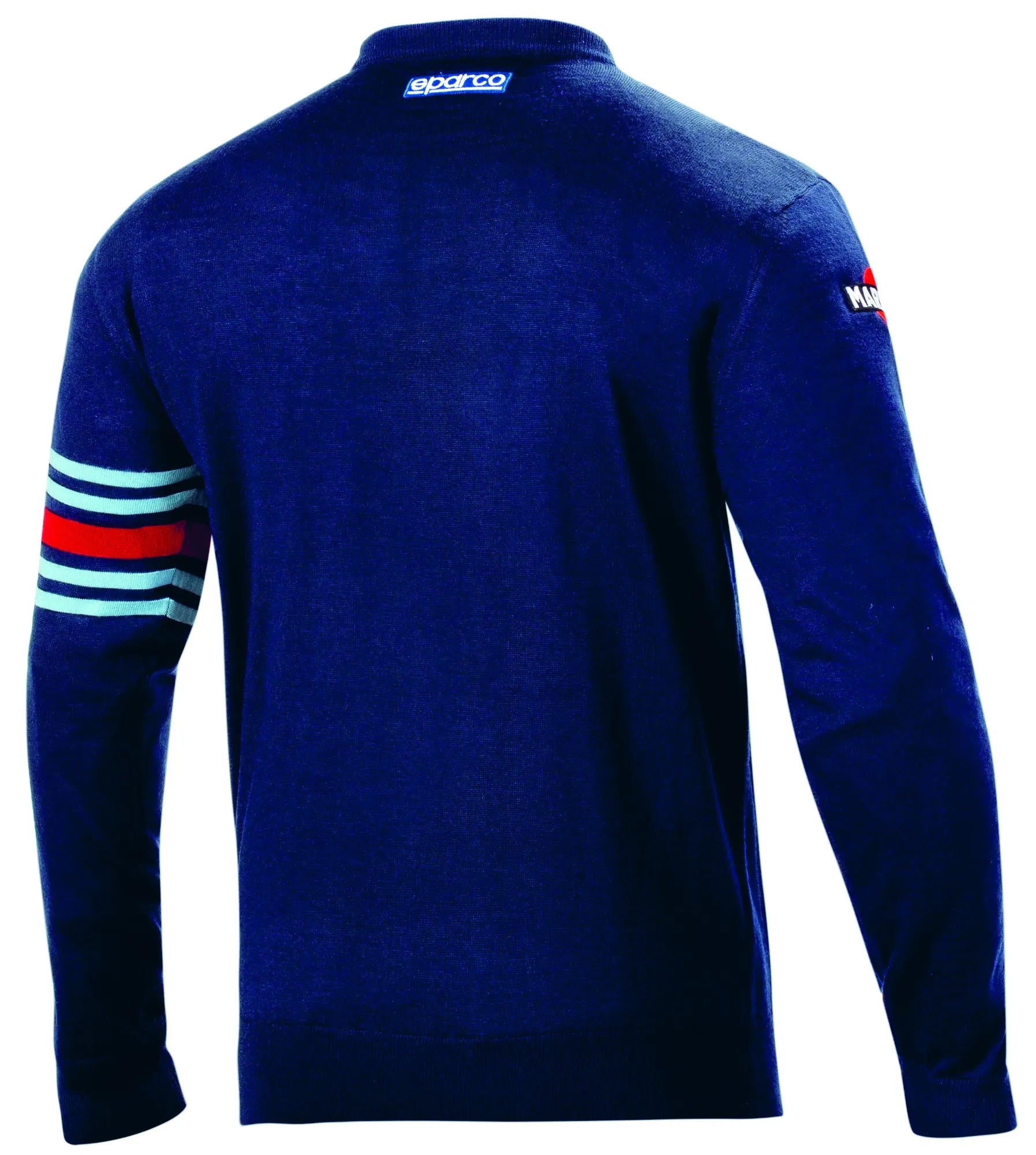 SPARCO 01350MRBM3L Cotton CREWNECK SWEATSHIRT MARTINI RACING, navy blue, size L Photo-1
