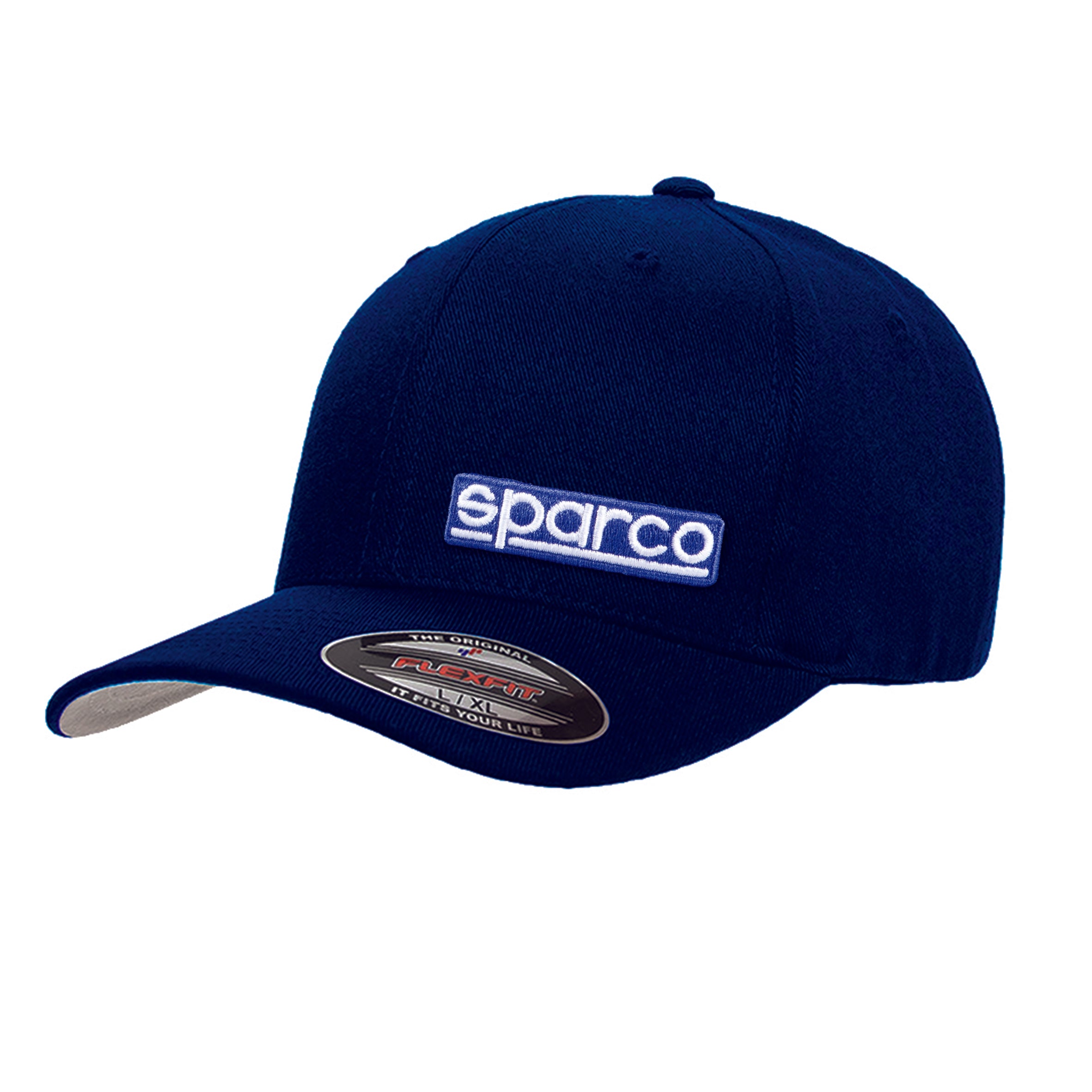 SPARCO 01357BM4LXL BASEBALL CAP FLEXFIT, navy blue, size L/XL Photo-0