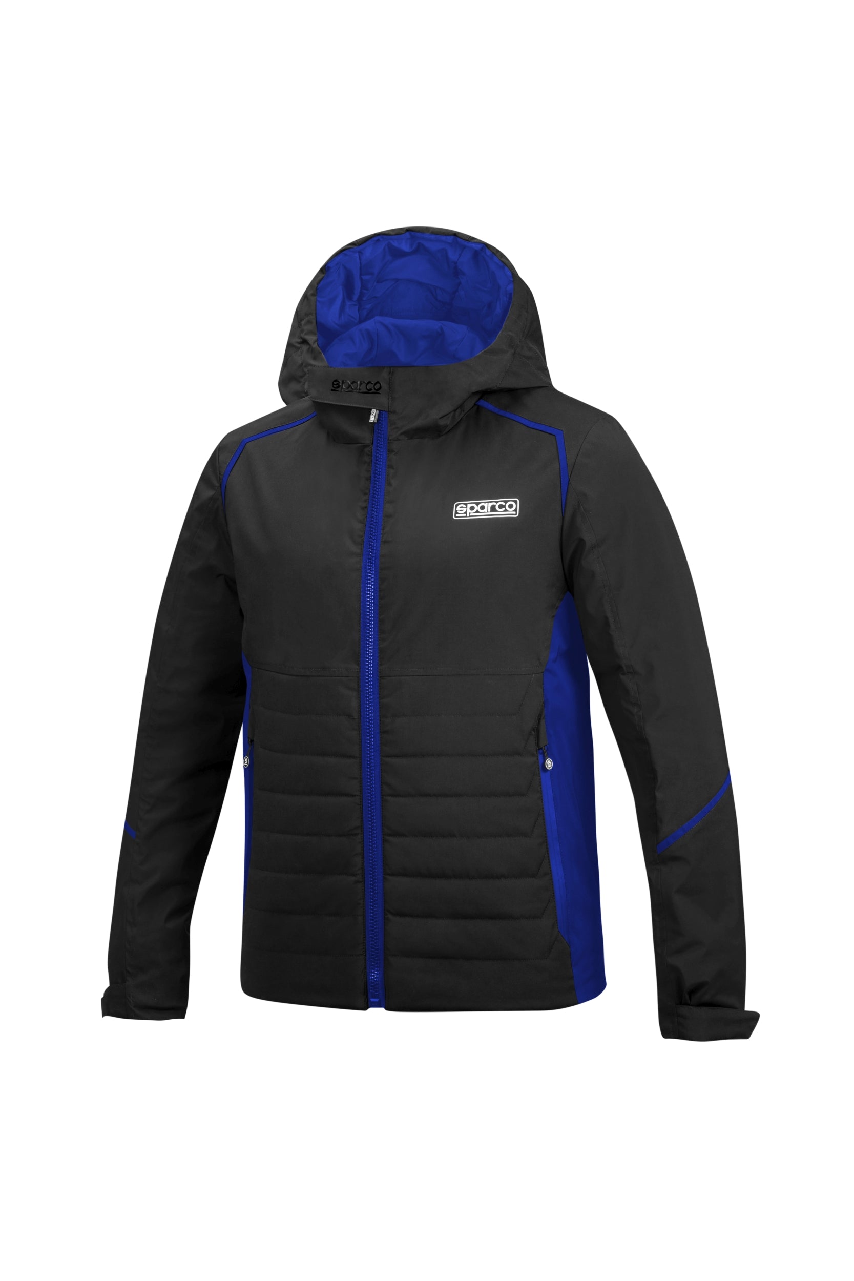 SPARCO 01361NRAZ0XS WINTER JACKET, black/blue, size XS Photo-1