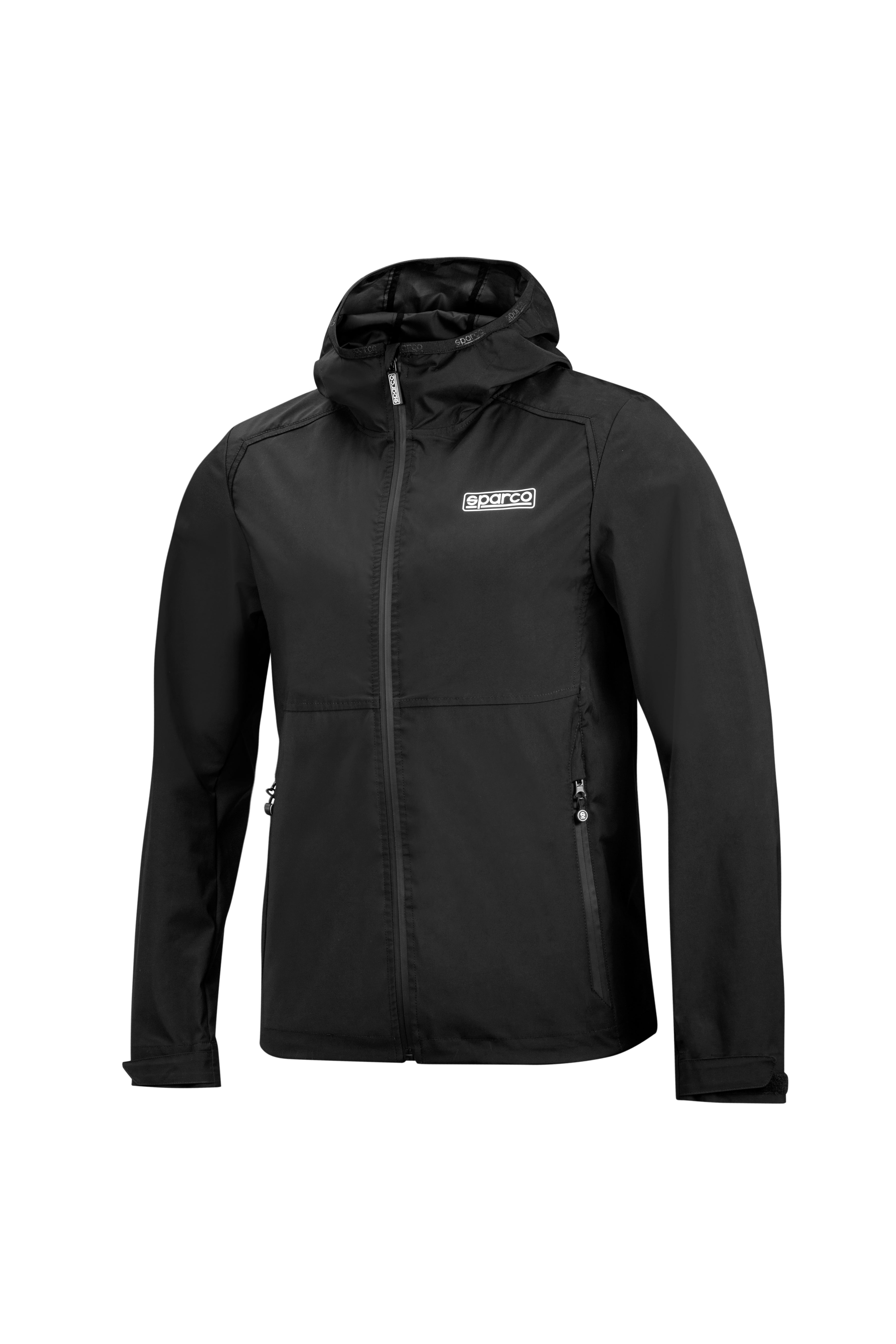 SPARCO 01365NR2M WINDBREAKER Jacket, black, size M Photo-0