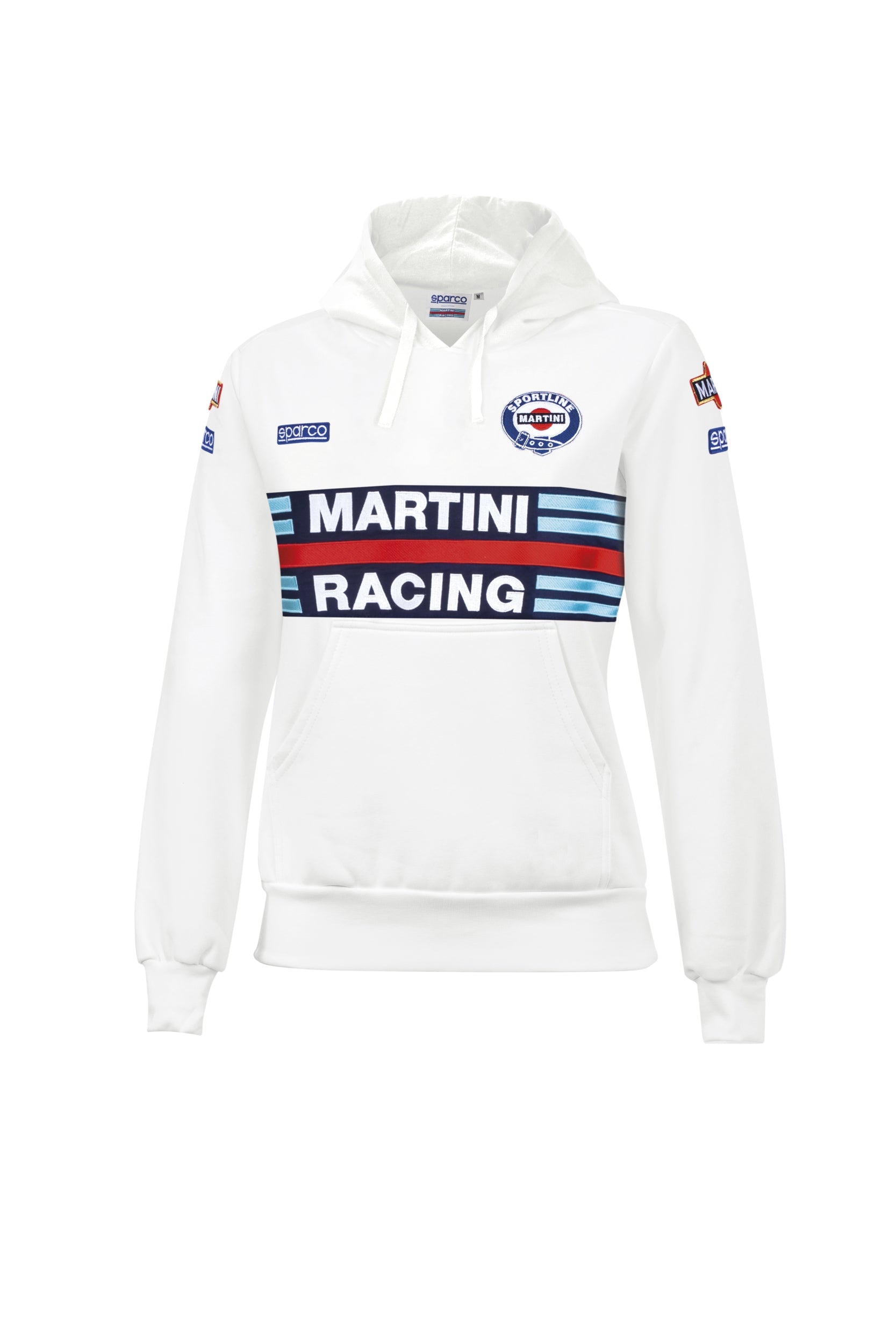 SPARCO 01397MRBI3L Hoodie MARTINI RACING Lady, white, size L Photo-0