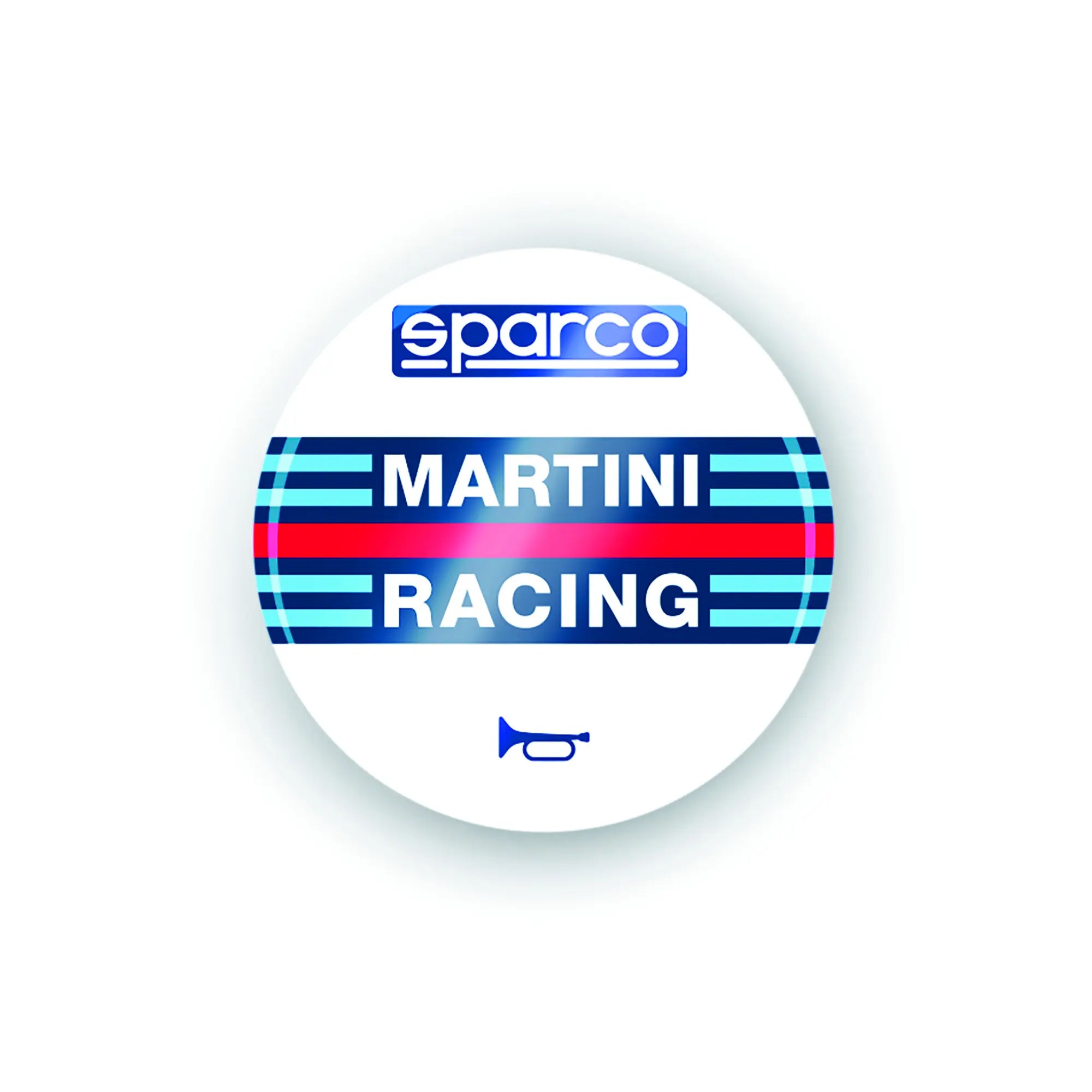 SPARCO 0159MR MARTINI RACING Horn button decal, Ø 4 cm Photo-0