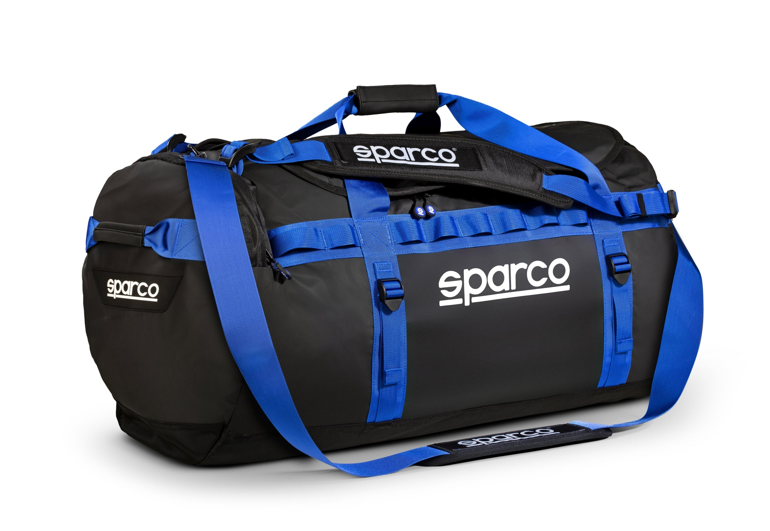 SPARCO 016442NRAZ DAKAR-L DUFFLE BAG, 70 x 40 x 40 cm, black/blue, size L Photo-0