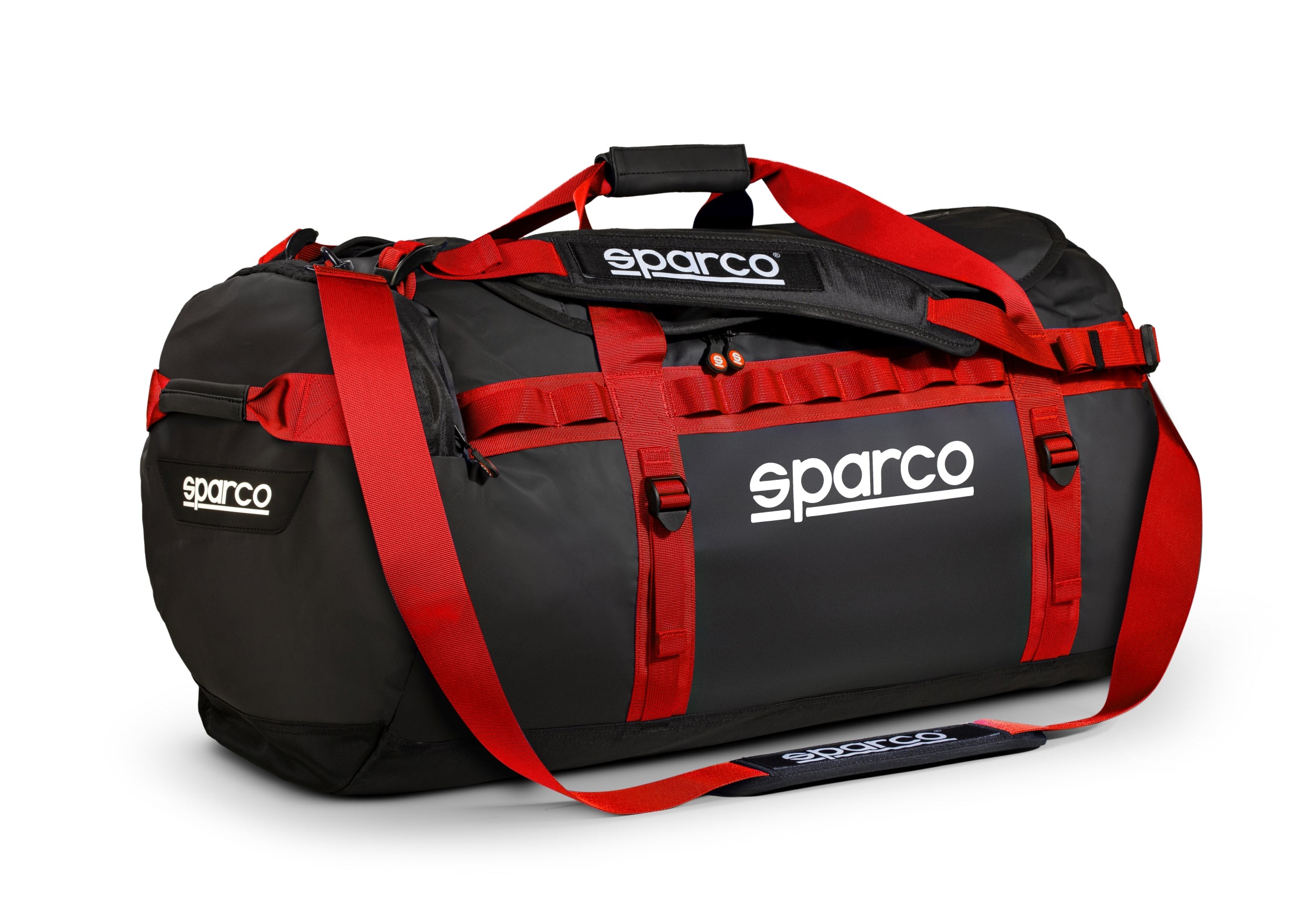 SPARCO 016442NRRS DAKAR-L DUFFLE BAG, 70 x 40 x 40 cm, black/red, size L Photo-0