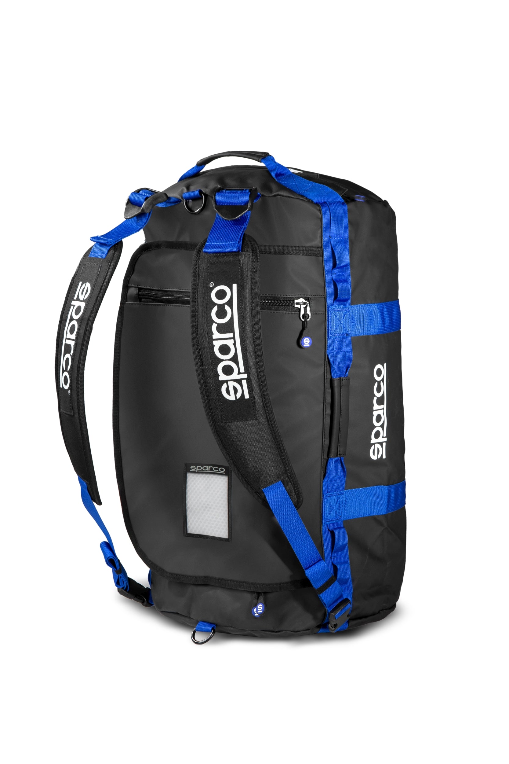 SPARCO 016443NRAZ DAKAR-S DUFFLE BAG, 53 x 32.5 x 32.5 cm, black/blue, size S Photo-1