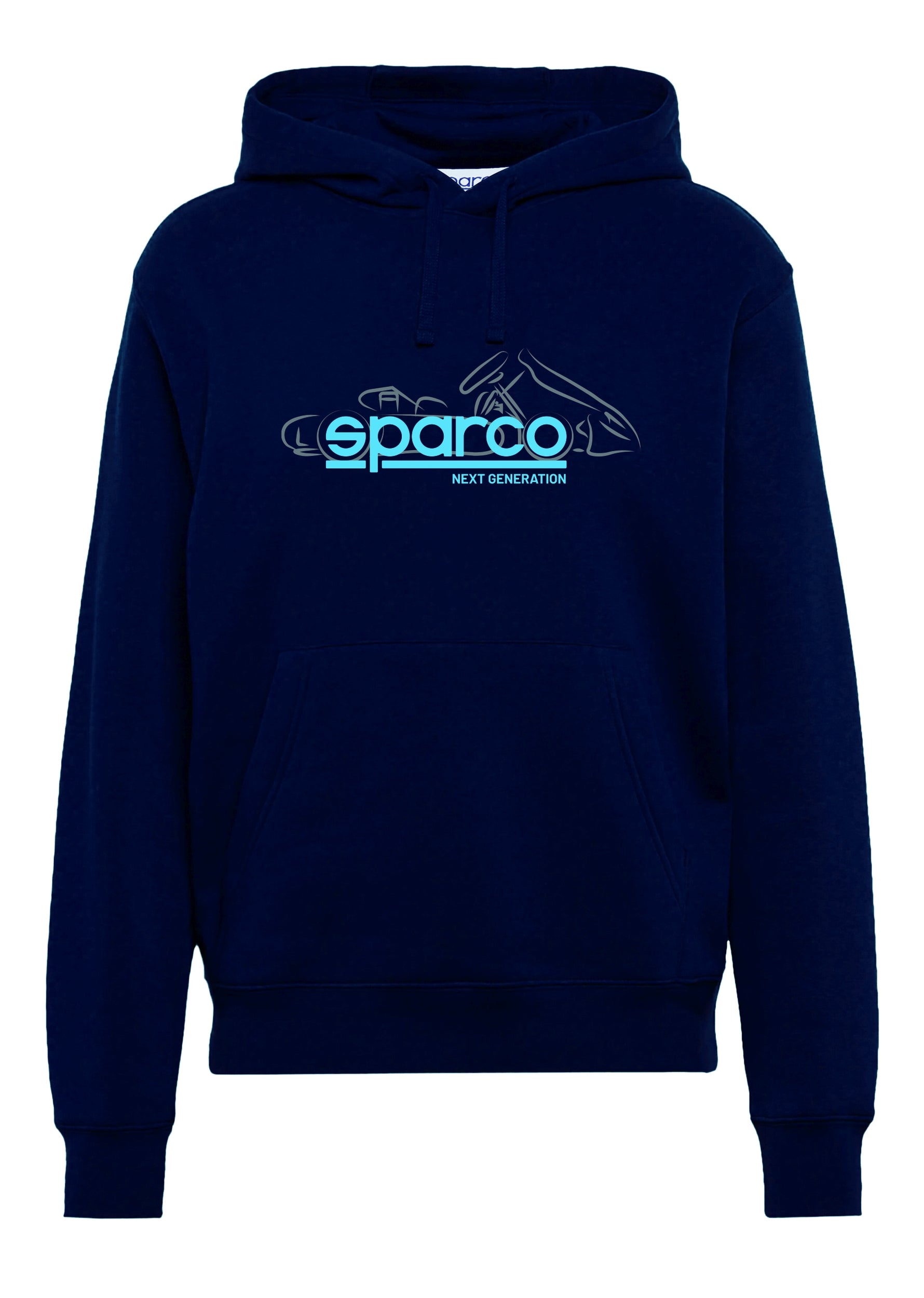 SPARCO 017024BM0304 HOODIE "NEXT GENERATION", navy blue, 3-4 years Photo-0