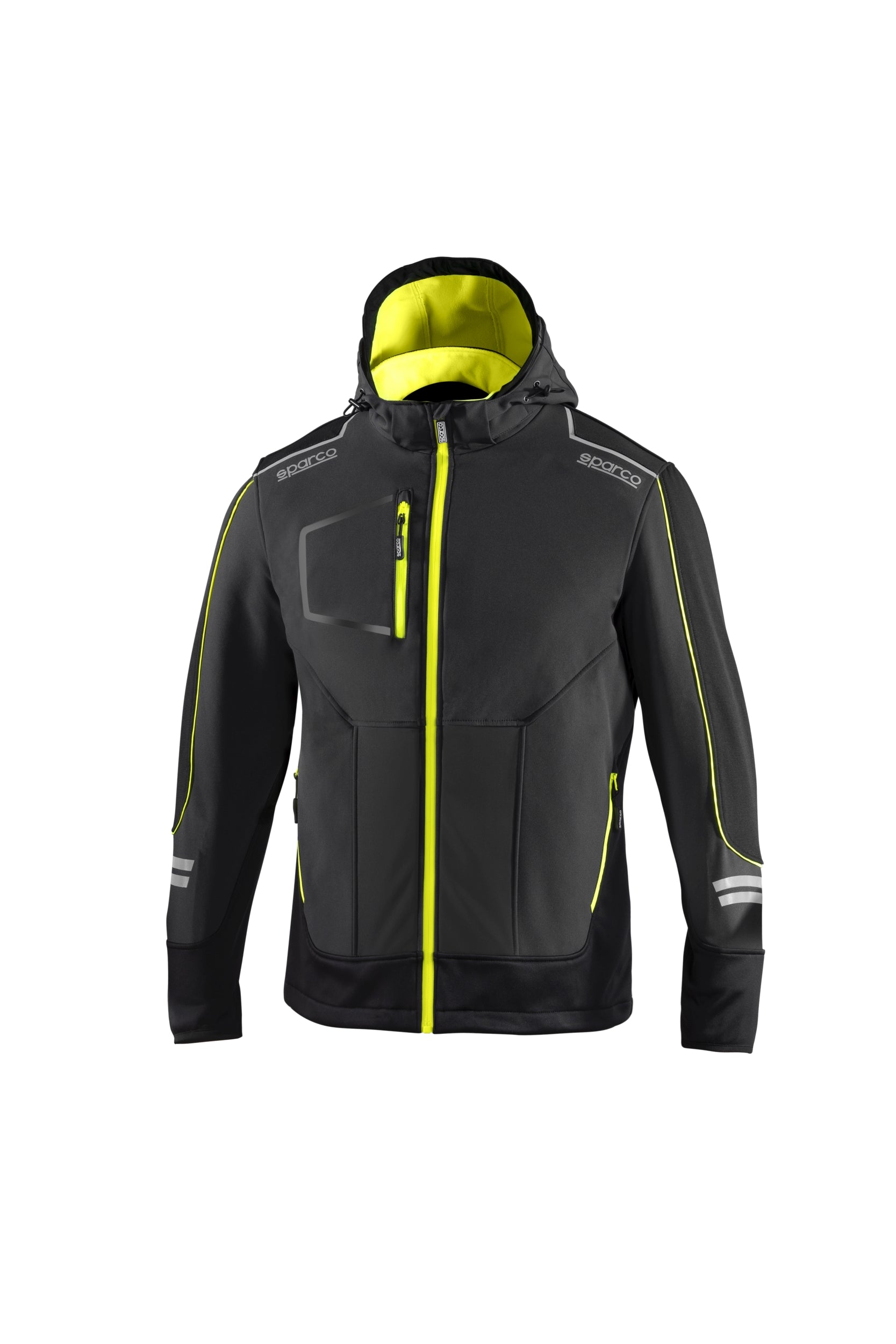 SPARCO 02412GSGF4XL TECH Soft-shell, grey/yellow fluo, size XL Photo-0