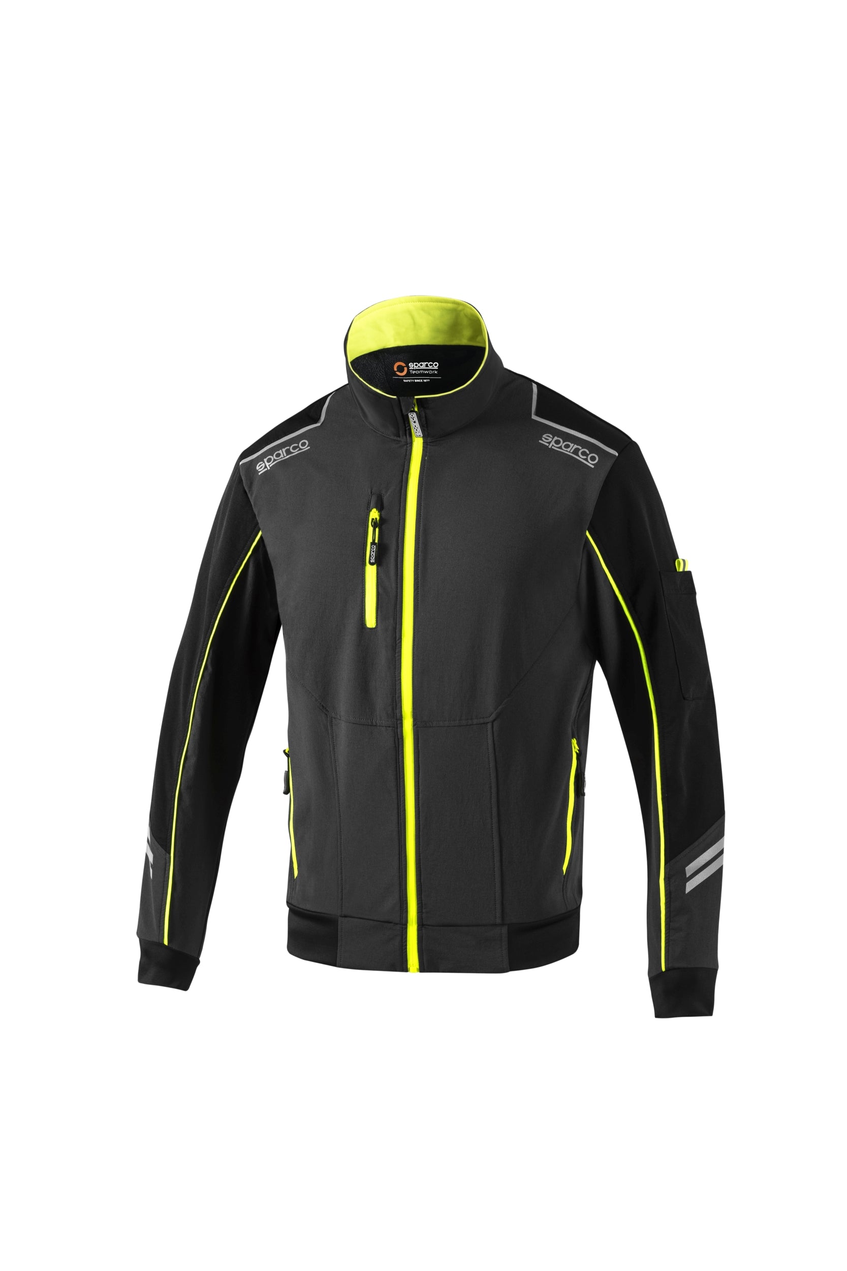SPARCO 02413GSGF3L TECH Light-shell, grey/yellow fluo, size L Photo-0