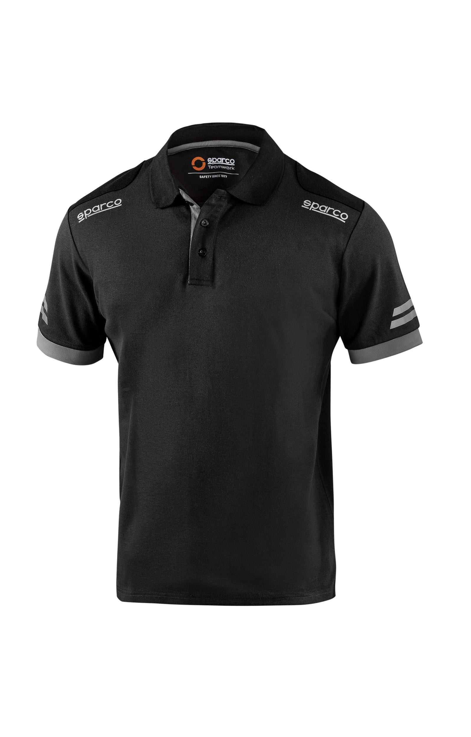 SPARCO 02415NRGS3L TECH Polo, black/grey, size L Photo-0