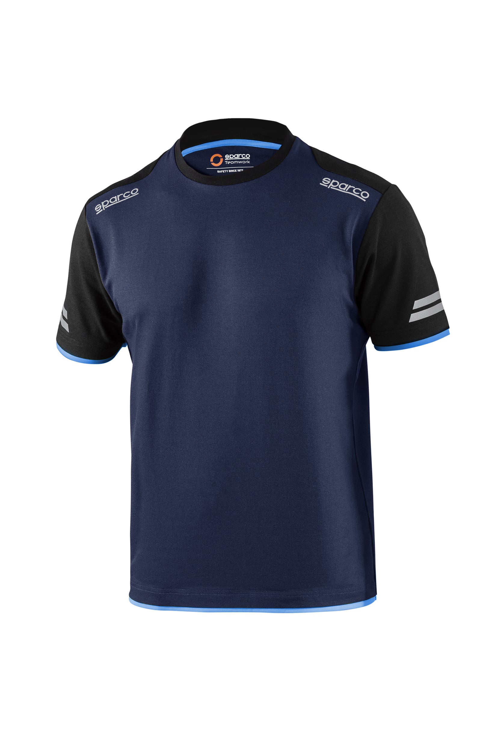SPARCO 02416BMAZ3L TECH T-shirt, navy blue/blue, size L Photo-0