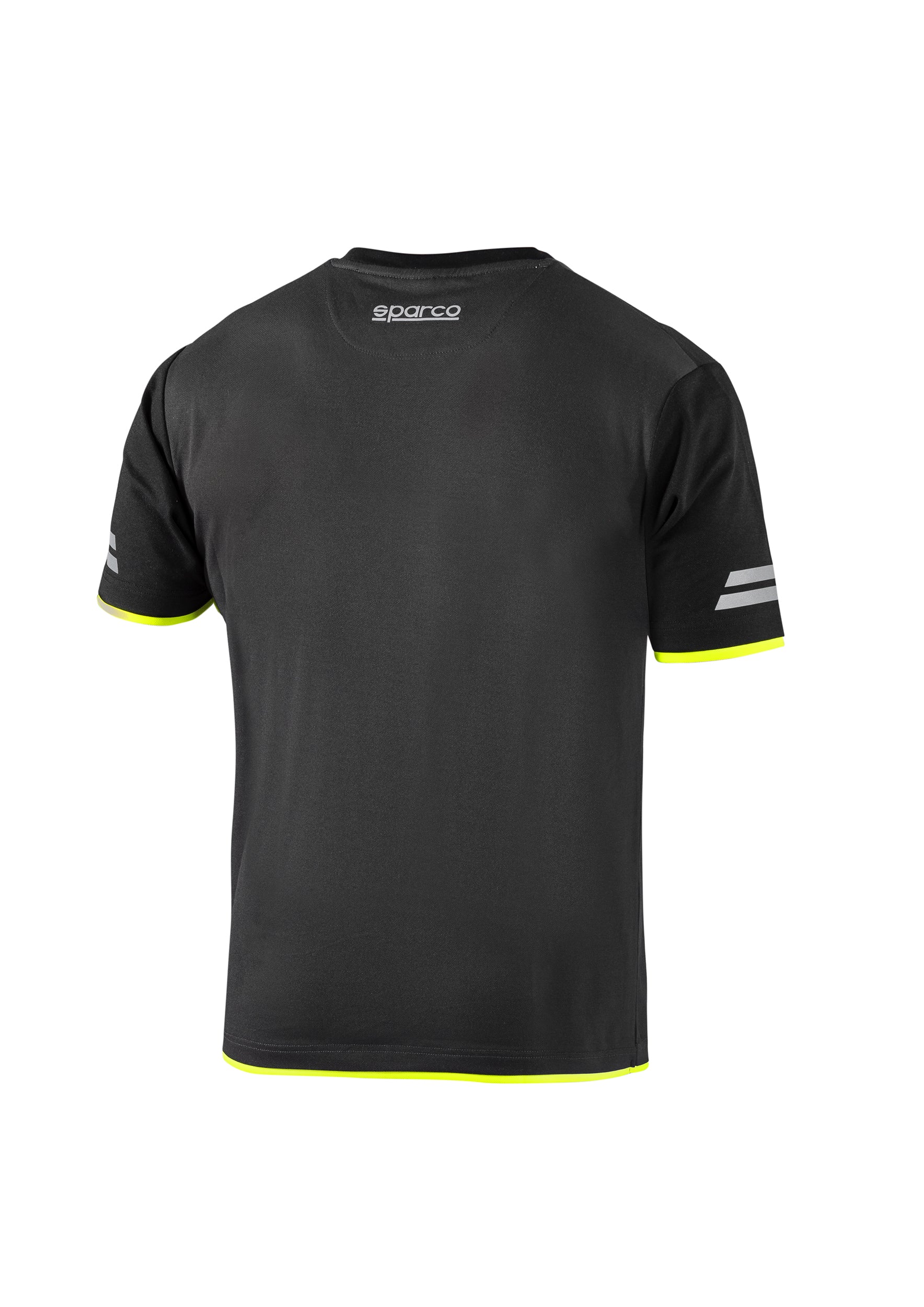 SPARCO 02416GSGF1S TECH T-shirt, grey/yellow fluo, size S Photo-1