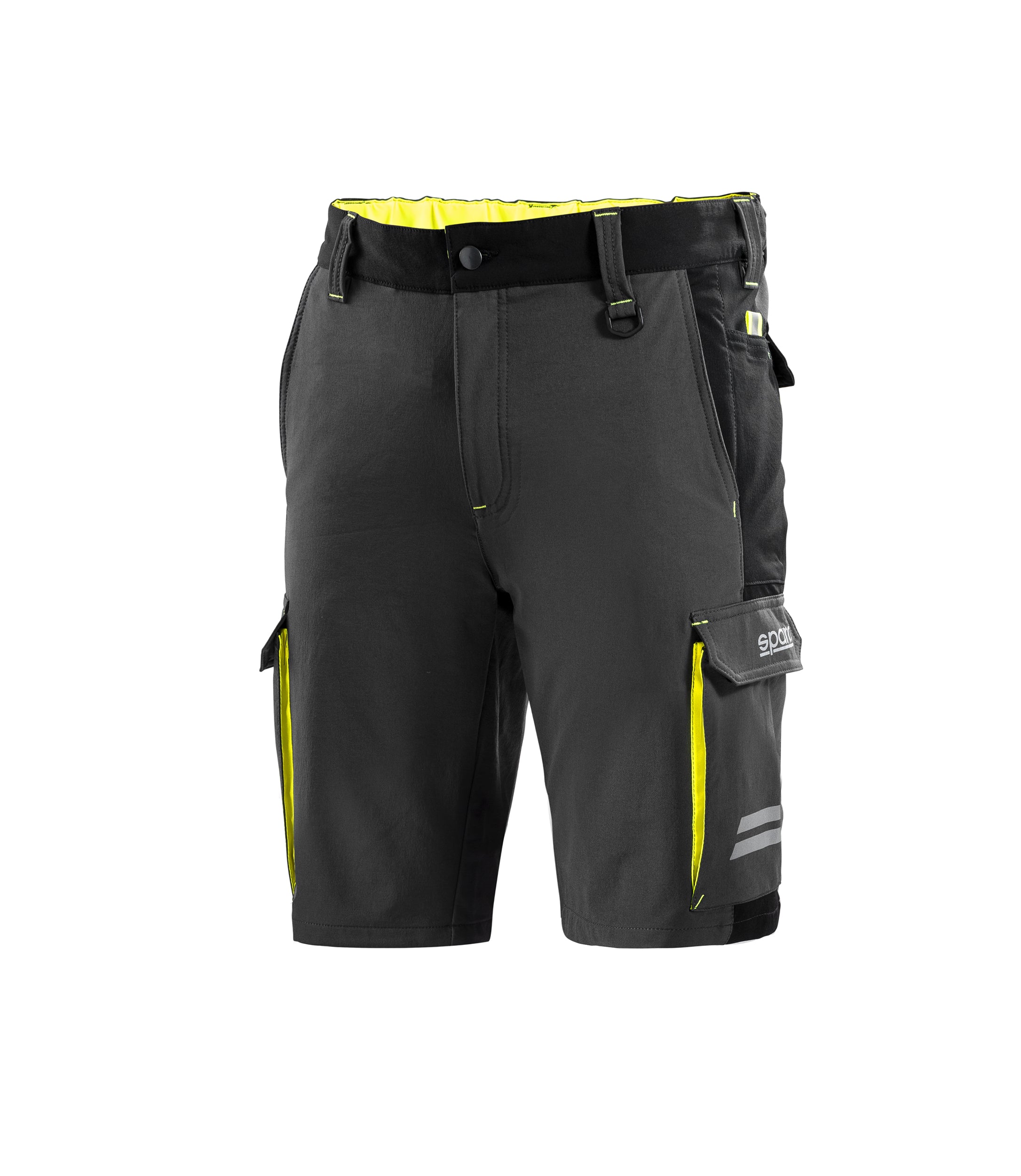SPARCO 02418GSGF6XXX TECH Shorts, grey/yellow fluo, size XXXL Photo-0