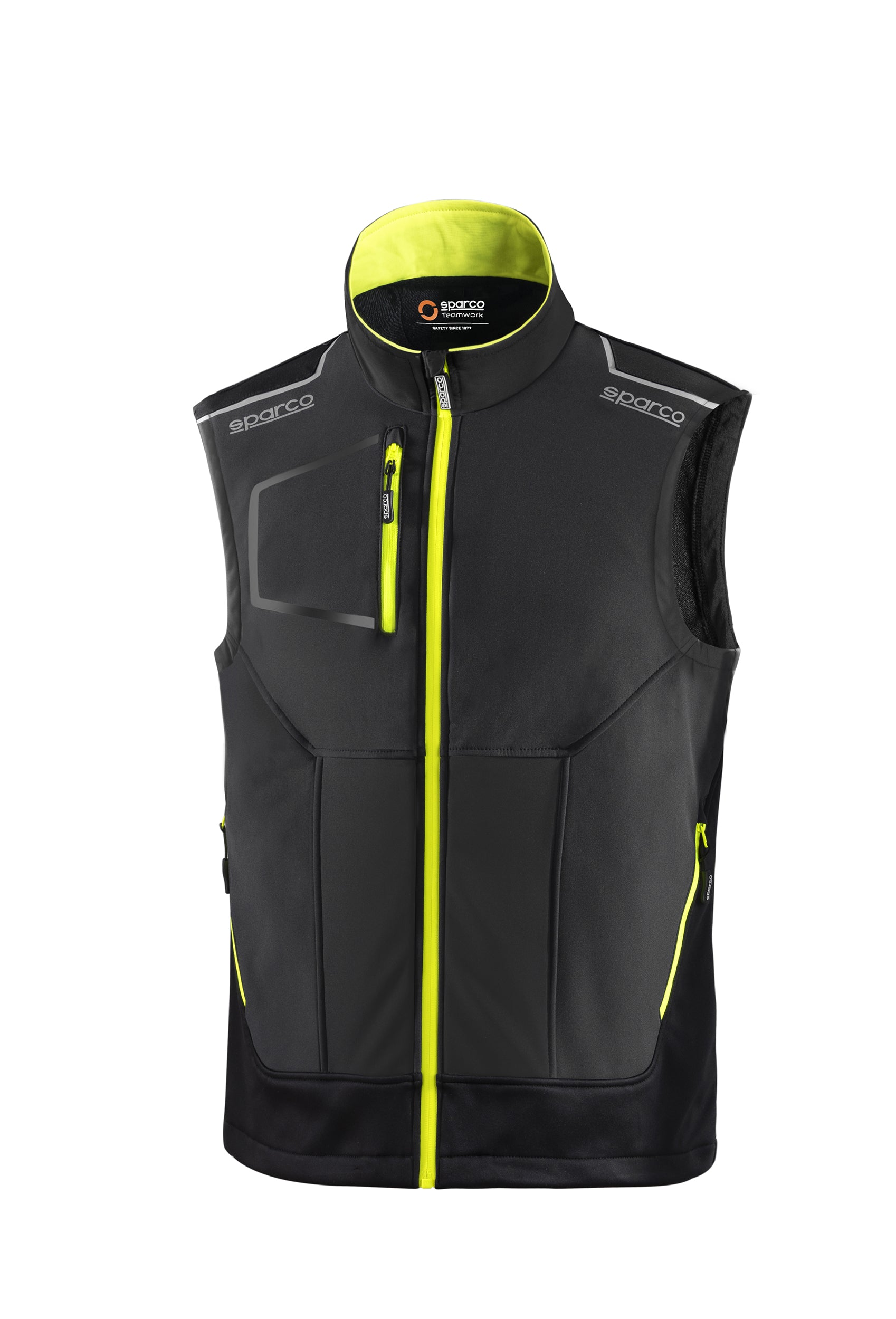 SPARCO 02419GSGF4XL TECH Light Vest, grey/yellow fluo, size XL Photo-0