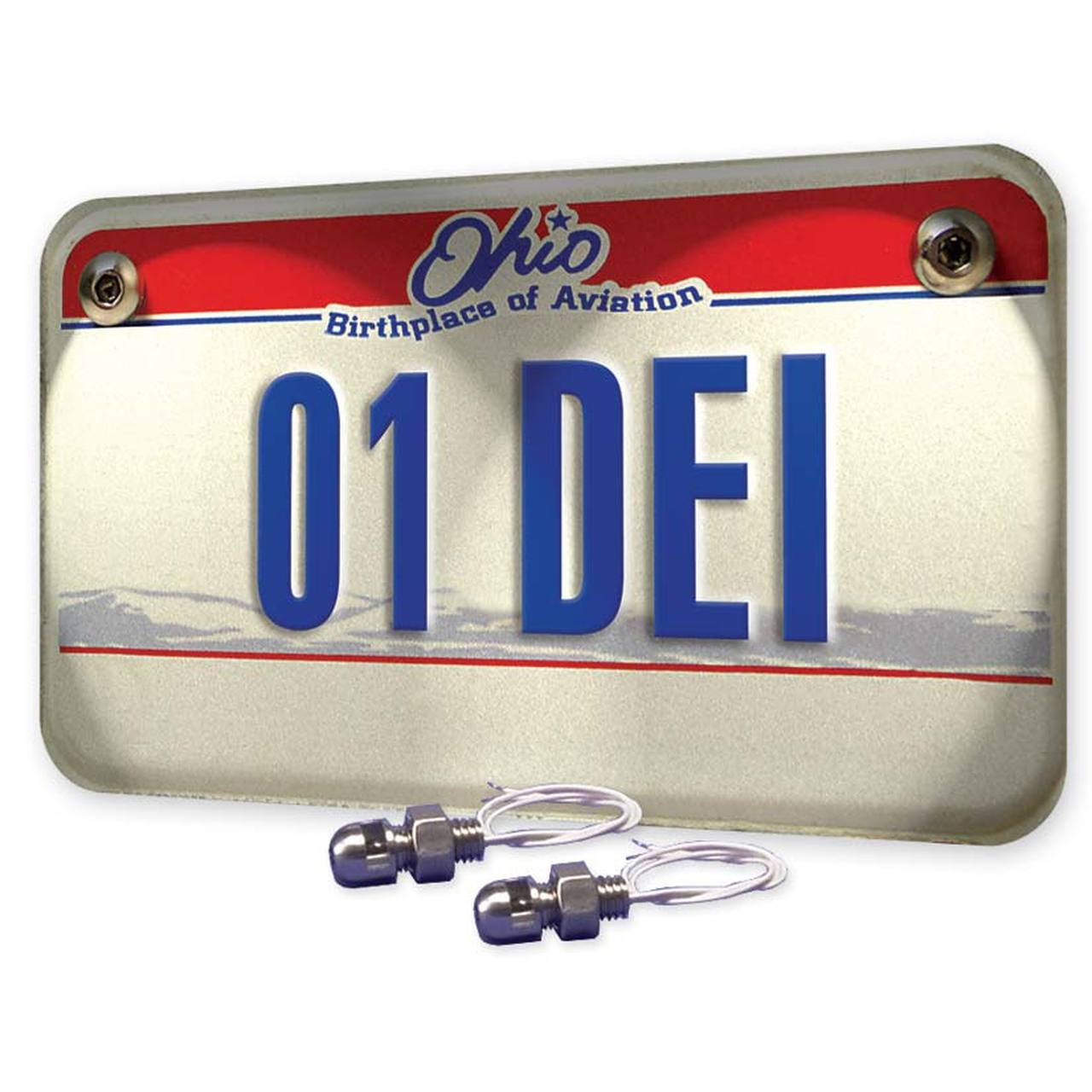 DEI 030311 LED Lite'N Boltz LED Lite'N Boltz License Plate Lighting Acorn Head 2-pc Polished Photo-1