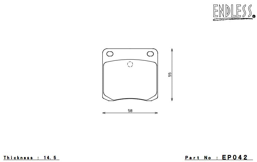 ENDLESS EP042CCRg Brake pads Photo-0